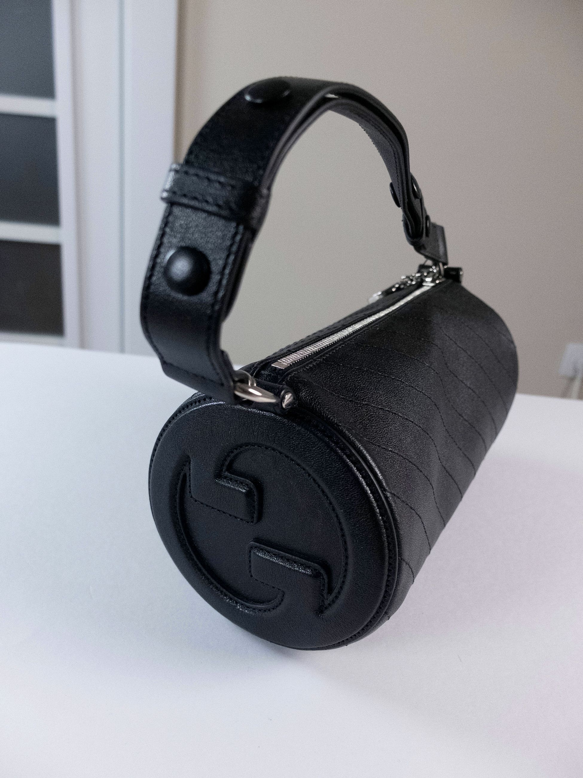 Gucci GUCCI Blondie small black cylindrical leather shoulder bag Size ONE SIZE - 7 Thumbnail