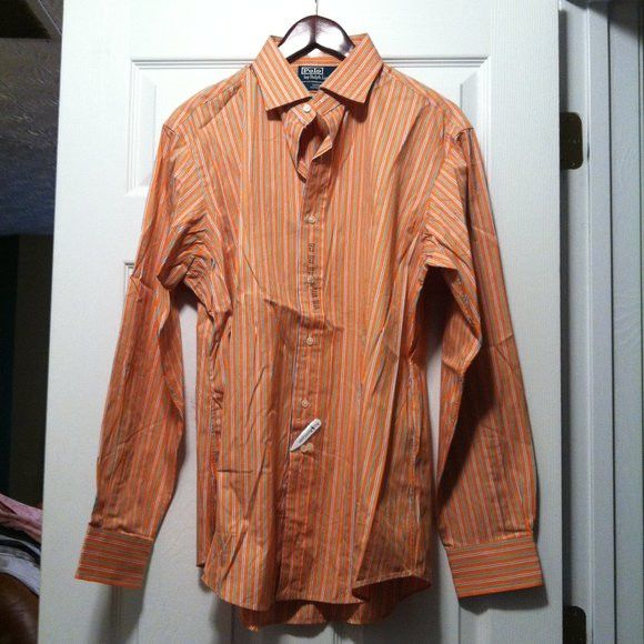 Polo Ralph Lauren POLO RALPH LAUREN MEN'S COTTON DRESS SHIRT SIZE: 16.5/34-35 Size US L / EU 52-54 / 3 - 4 Thumbnail
