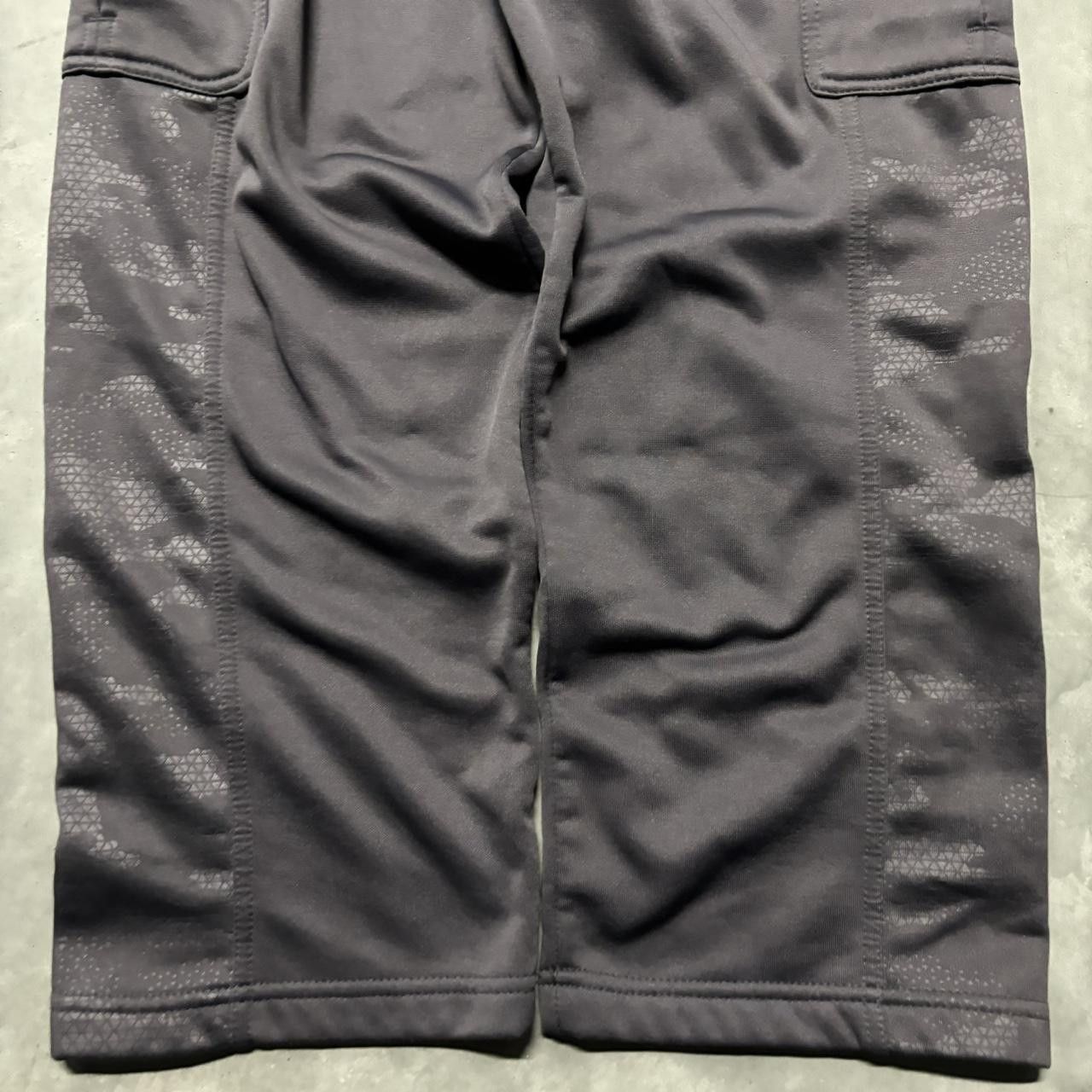 Japanese Brand × Vintage Crazy Vintage Y2K/2000s Grey Skater Athletic Drill Cargo Sweatpants! Size US 34 / EU 50 - 5 Thumbnail