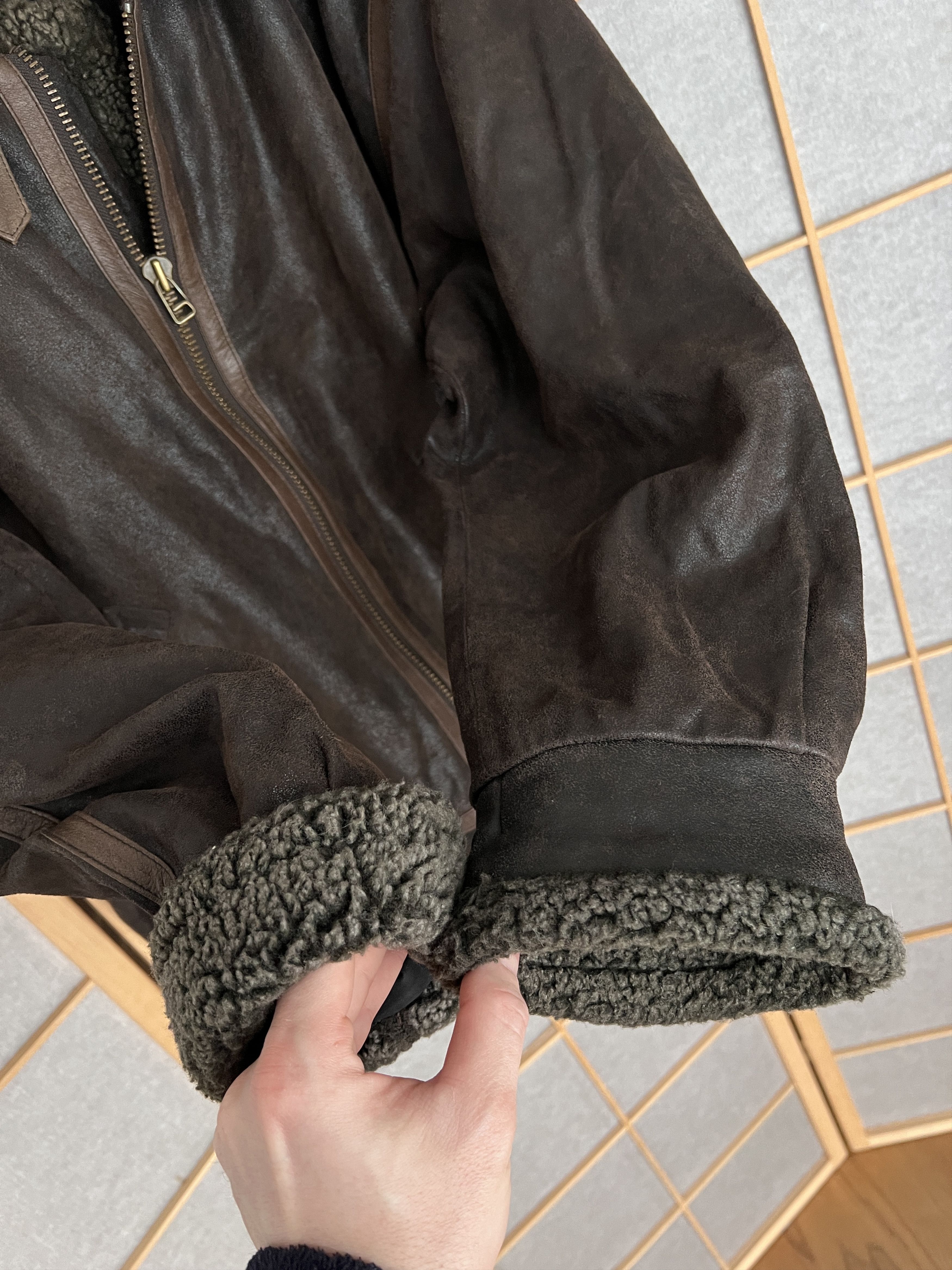 Genuine Leather 14th Addiction Yohji Yamamoto style leather aviator jacket Size US XL / EU 56 / 4 - 22 Thumbnail