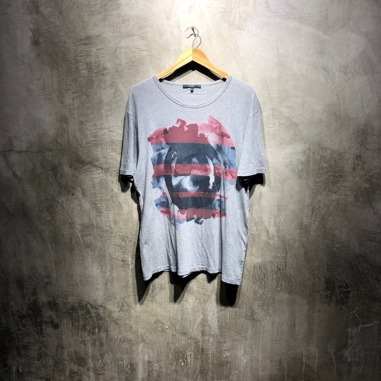 Gucci Gucci GG logo interlocking watercolor tee Size US M / EU 48-50 / 2 - 1 Thumbnail