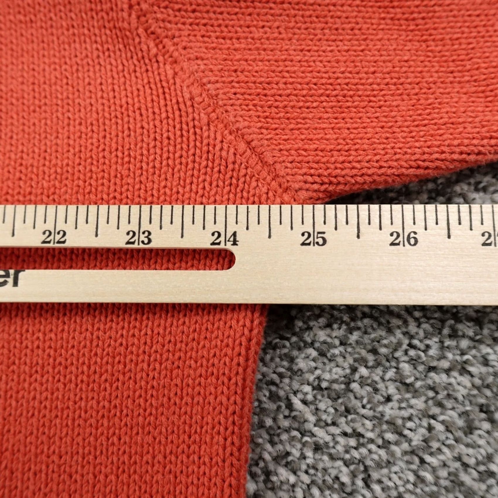 Tommy Hilfiger VTG Tommy Hilfiger Sweater Mens L Orange Logo Heavy Knit Crewneck Sweatshirt 90s Size US L / EU 52-54 / 3 - 7 Thumbnail