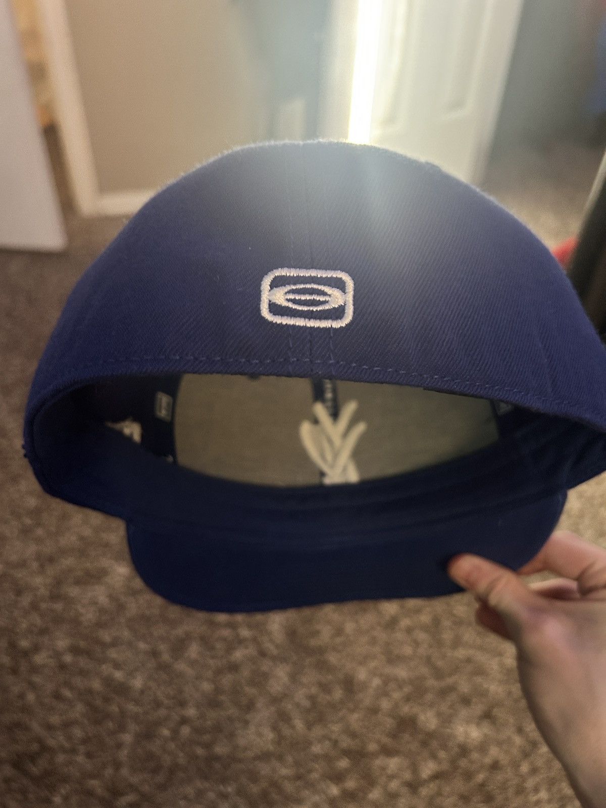 Playboi Carti YVL HAT BLUE SIZE 7 3/8 | Grailed