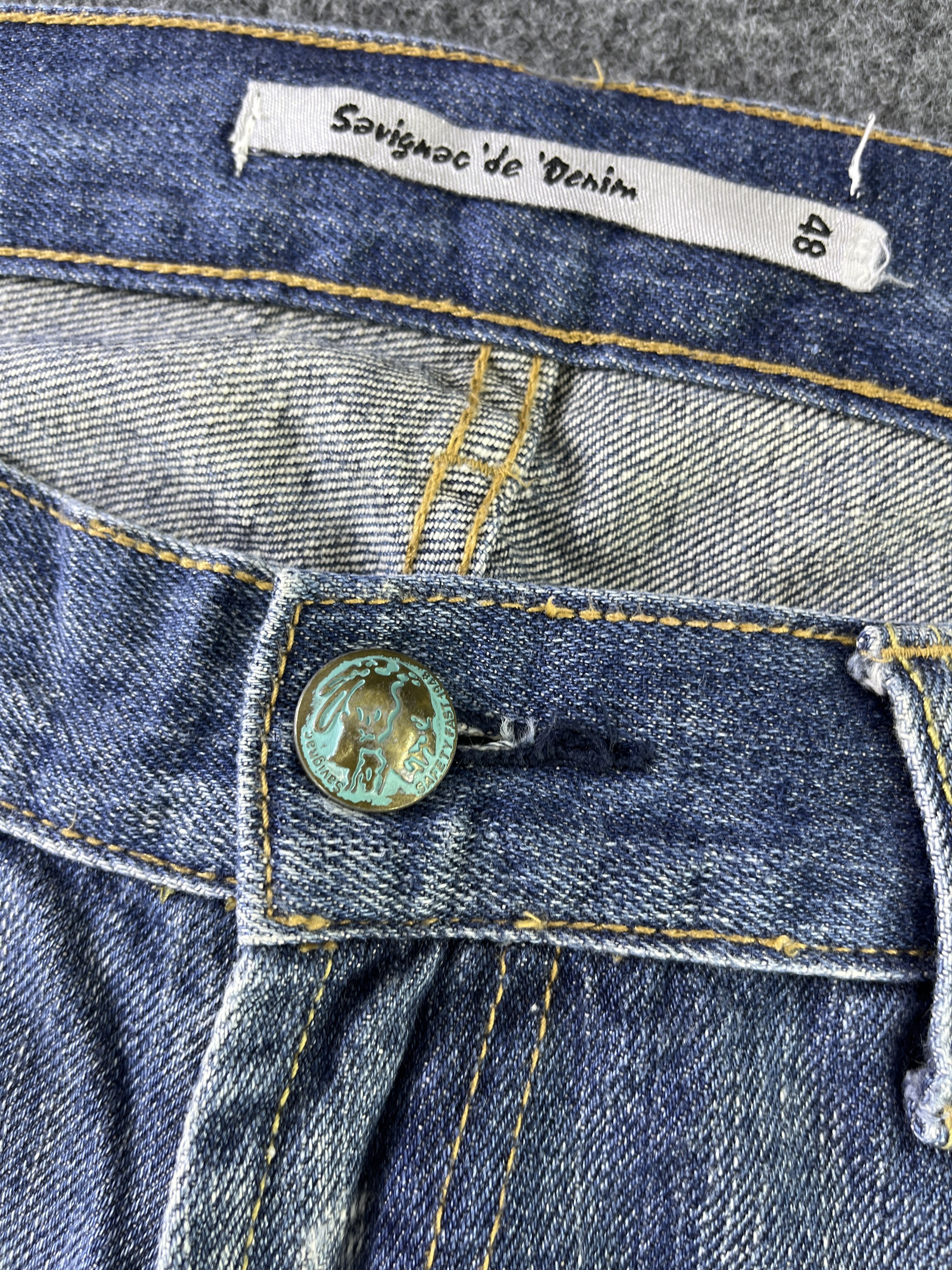 Japanese Brand Savignac 'de Denim Distressed Jeans - J956 Size US 34 / EU 50 - 8 Thumbnail