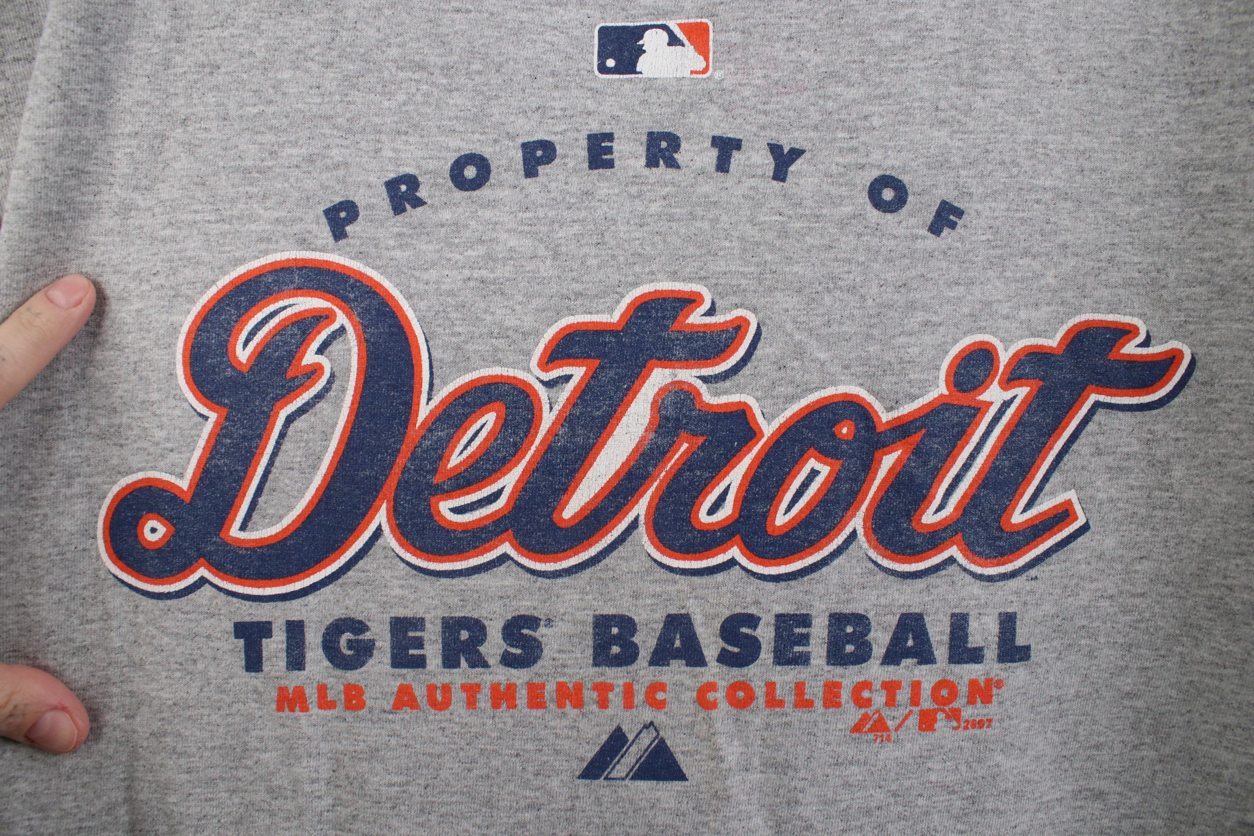 Majestic Vintage Y2K 2007 Majestic Baseball T-Shirt Heather Gray Size US L / EU 52-54 / 3 - 4 Thumbnail