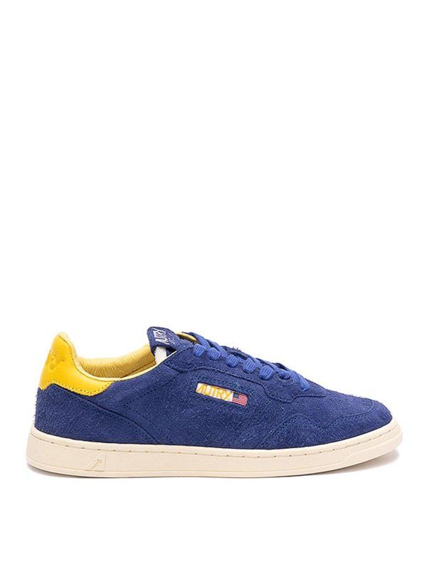 AUTRY o1y0426 Logo Low-Top Sneakers in Blue/Yellow Size US 7 / EU 40 - 1 Thumbnail