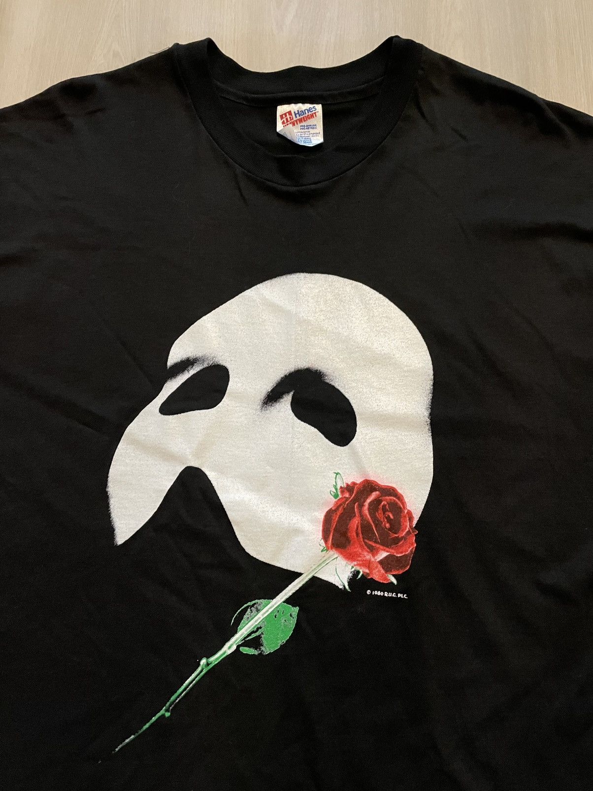 Vintage VTG 90s Phantom of the Opera Tee Glow In The Dark XL Size US XL / EU 56 / 4 - 2 Thumbnail