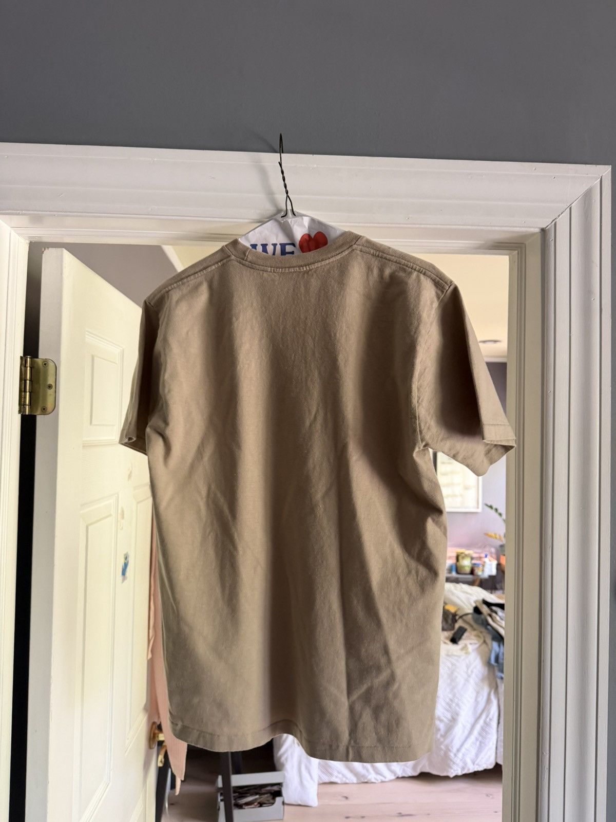 Bape Bape college tee tan Size US M / EU 48-50 / 2 - 2 Thumbnail