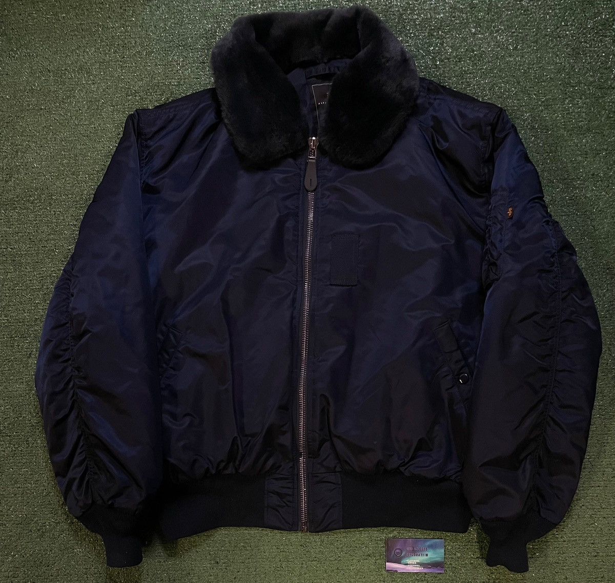 Alpha Industries Vintage Alpha industries bomber navy jacket Size US XXL / EU 58 / 5 - 1 Thumbnail