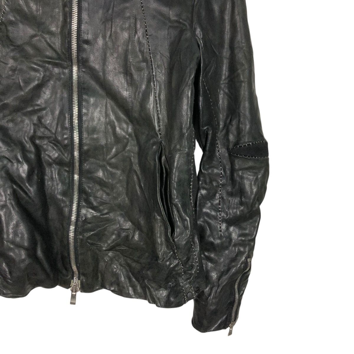 Incarnation 🔥VINTAGE GENUINE LEATHER BIKER JACKET INCARNATION Size US S / EU 44-46 / 1 - 9 Thumbnail