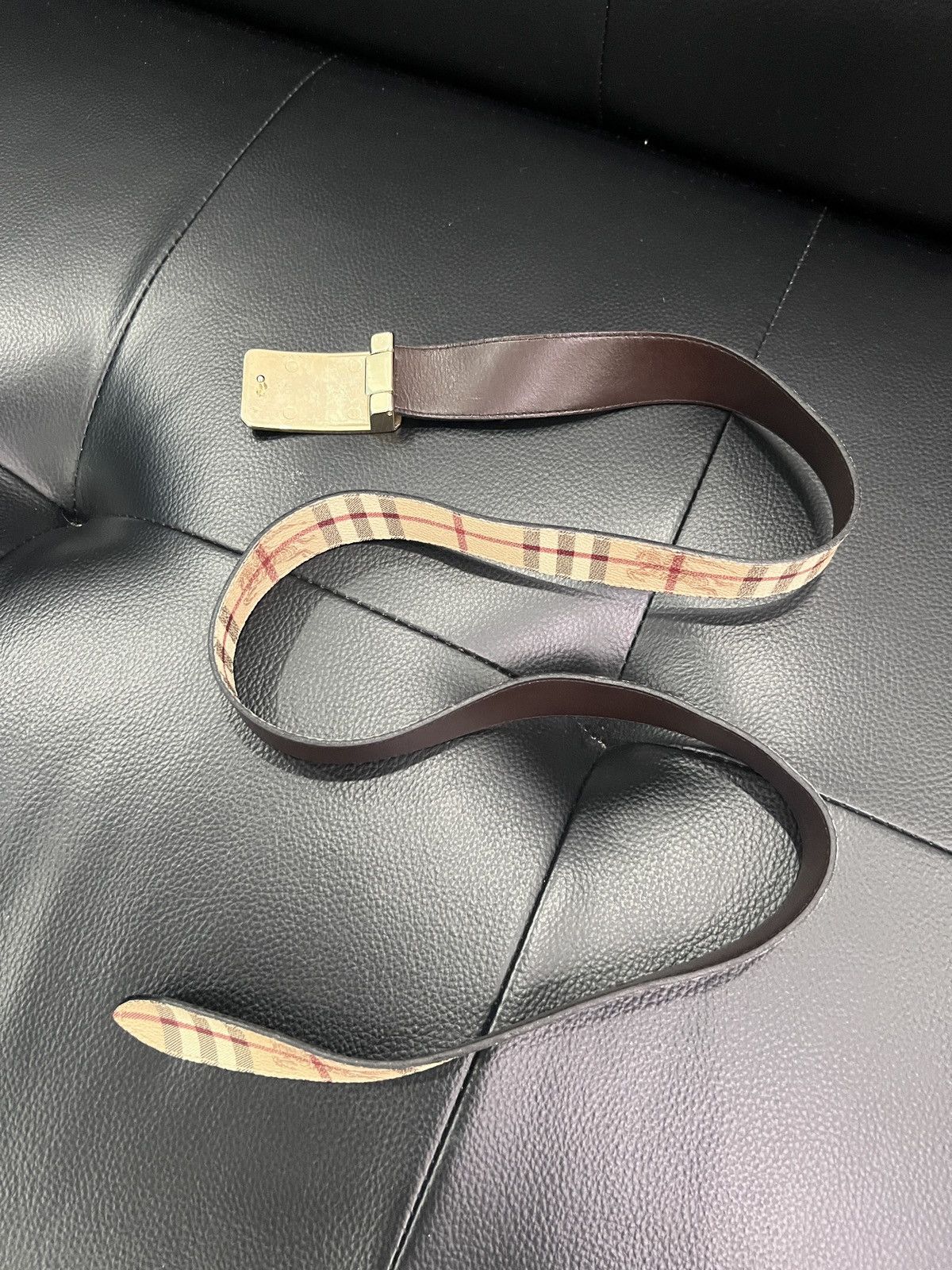 Burberry Burberry Equestrian Knight Check Belt Size ONE SIZE - 2 Thumbnail