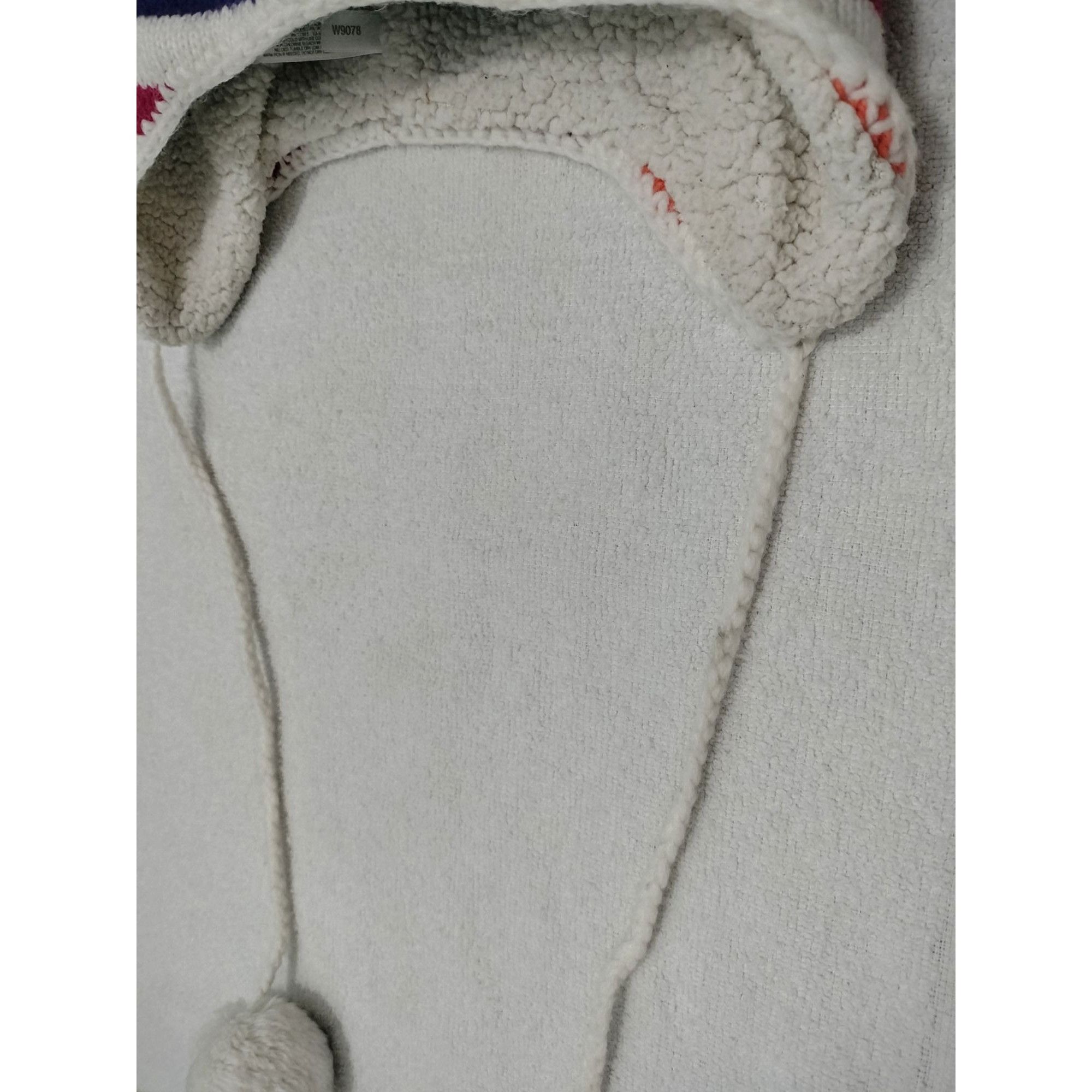 Aeropostale Aeropostale Rainbow Striped Ear Flap Pom Pom Knit Hat Sherpa Size ONE SIZE - 20 Thumbnail