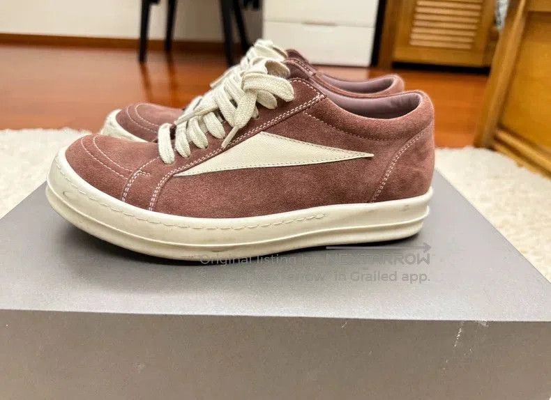 Rick Owens Rick Owens Vintage Suede Low Top Sneakers. Size US 7 / IT 37 - 3 Thumbnail