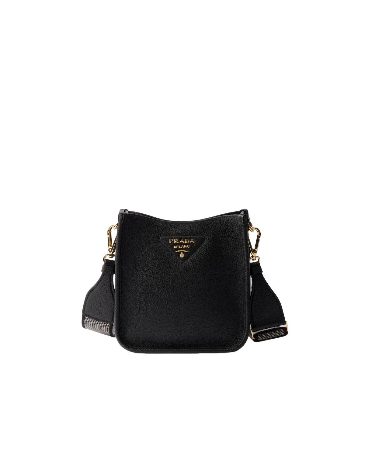 Prada PRADA Mini Black Leather Shoulder Bag New & Authentic Size ONE SIZE - 1 Thumbnail