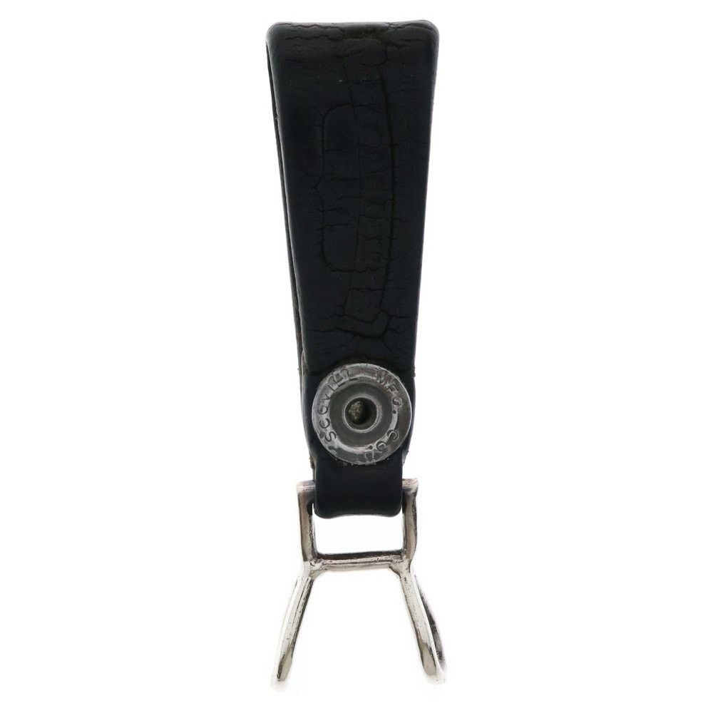 CHROME HEARTS Floral Button Leather Belt Loop