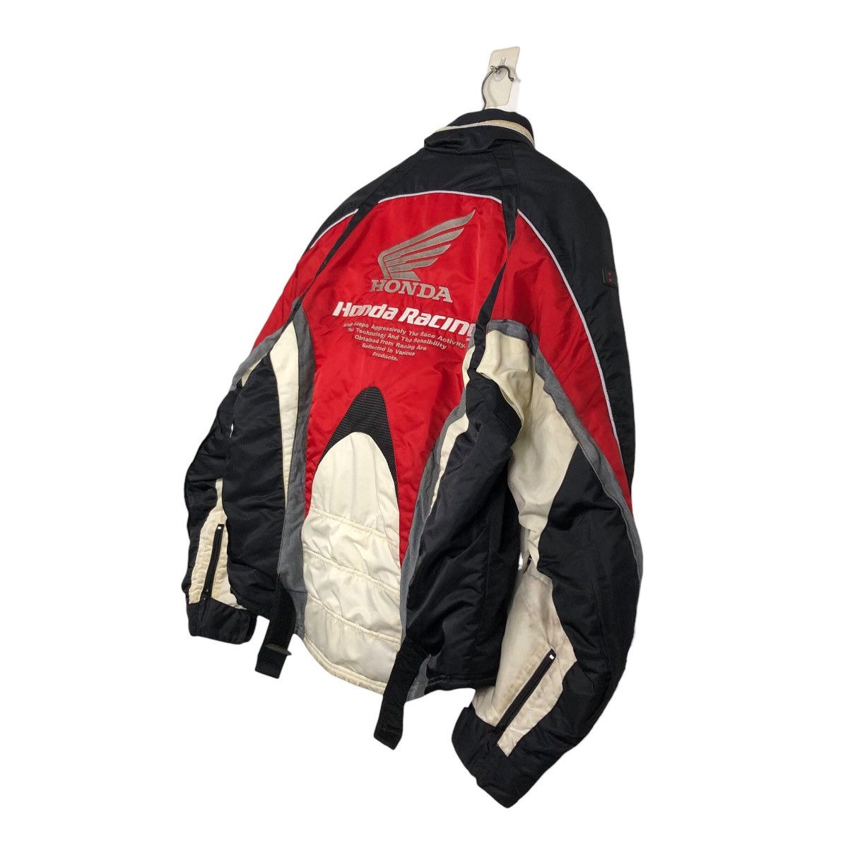 Vintage 📌Vintage Racing Jacket Motorcycle Honda Big Logo Spell Out Size US L / EU 52-54 / 3 - 11 Thumbnail