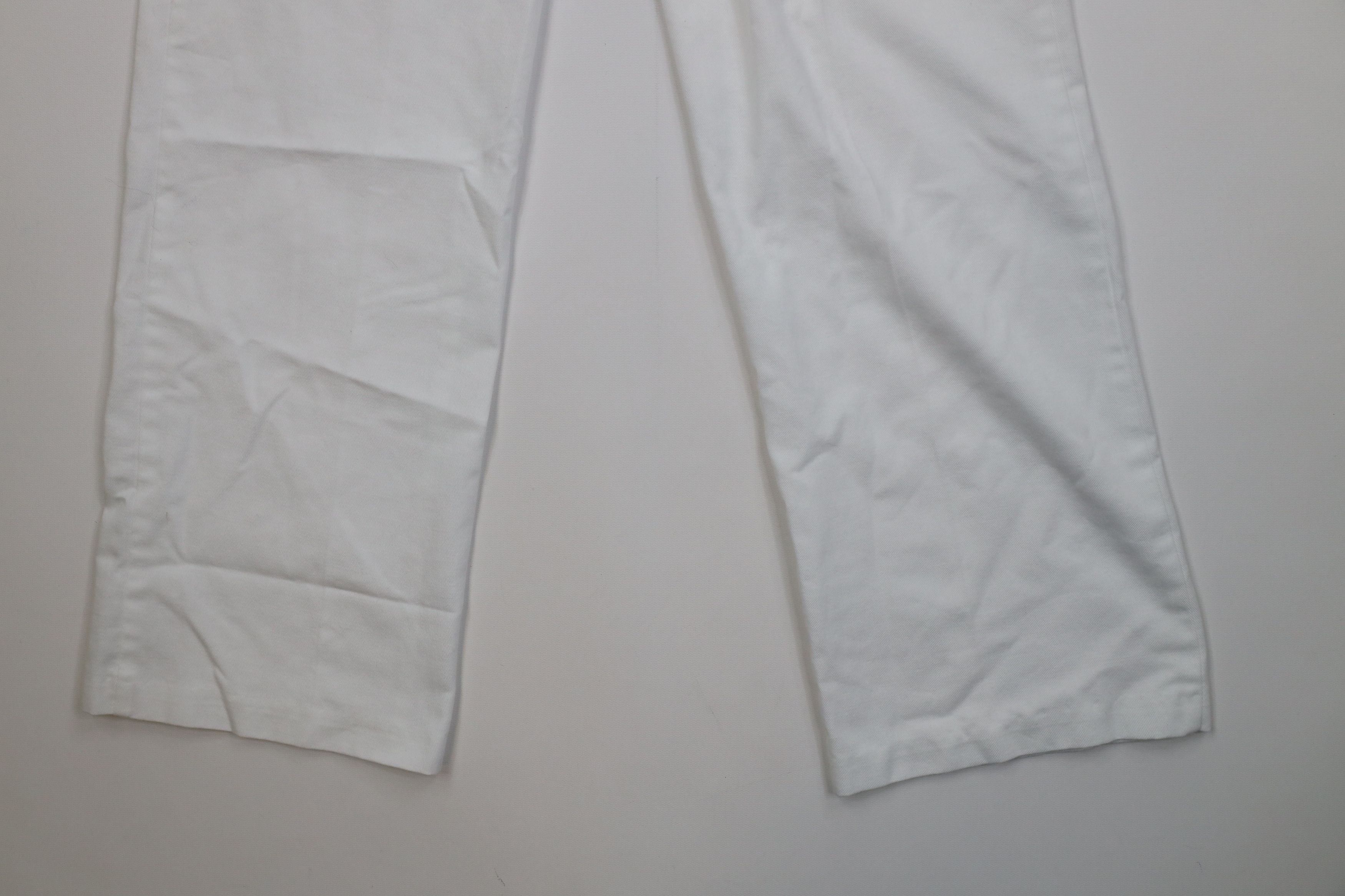 Vintage Vintage 70s Streetwear Flared Wide Leg Chino Pants White USA Size 25" / US 0 / IT 36 - 11 Thumbnail