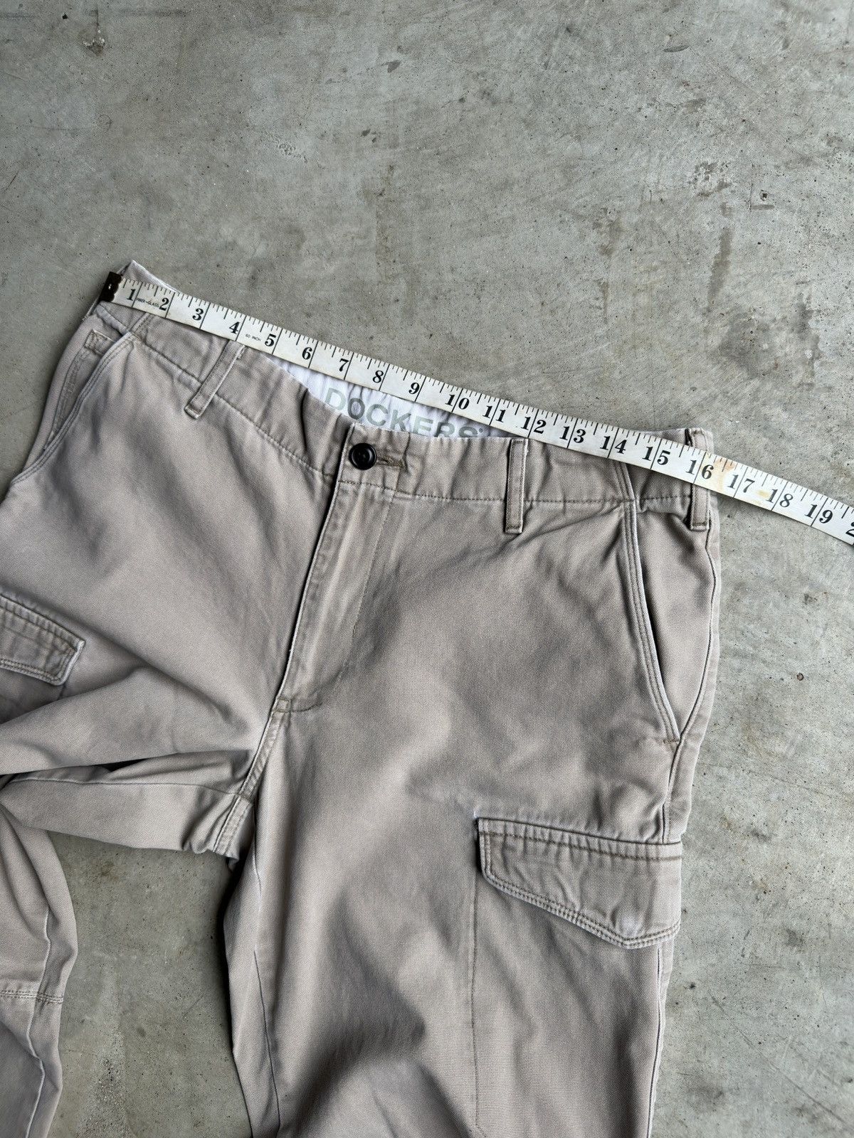 Dockers Y2K 00s Dockers Preppy Skater Cargo Pants - 32x33 Size US 32 / EU 48 - 6 Thumbnail
