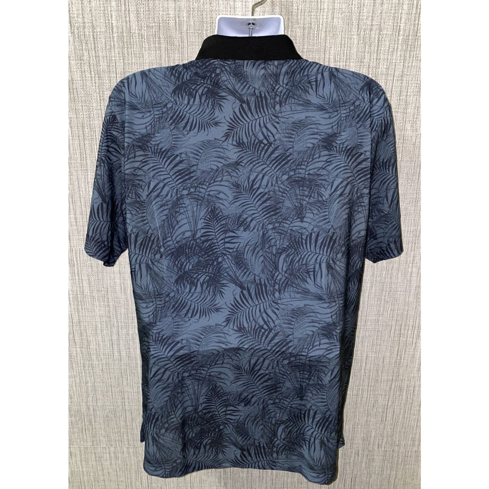 Vintage Devereux Mens Polo Shirt Canopy Style Smoke Blue Size L NWT Button-Up Short Sleeve Collared 94% Polyesyer 6% Spandex Shirt Mens NWT Size US L / EU 52-54 / 3 - 4 Thumbnail