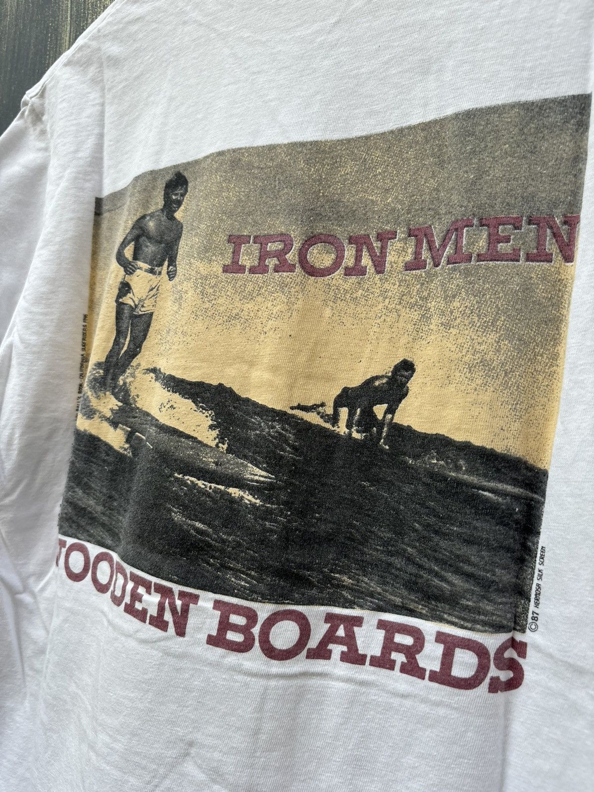 Vintage VERY RARE! Vintage 1987 Ironmen Phototee Bruce Weber Size US M / EU 48-50 / 2 - 6 Thumbnail