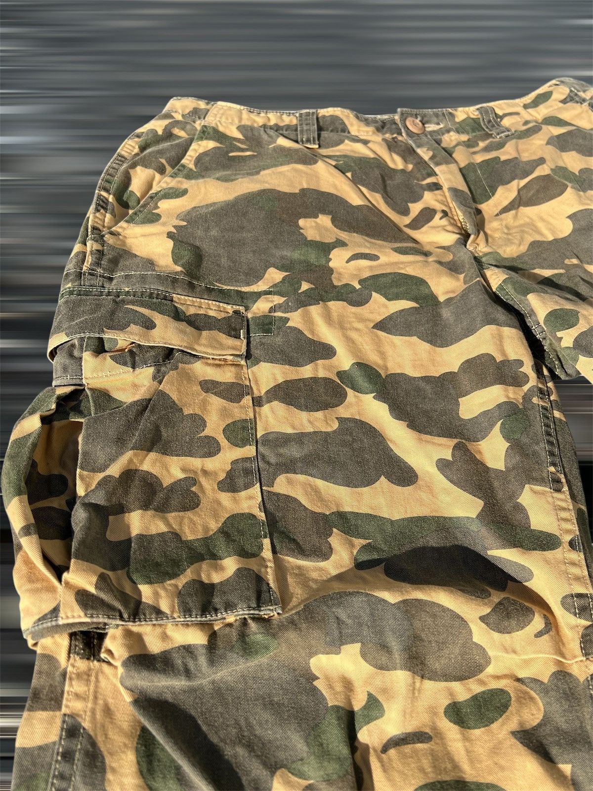 Bape O.G Yellow Camo Cargo Pants Size US 32 / EU 48 - 4 Thumbnail