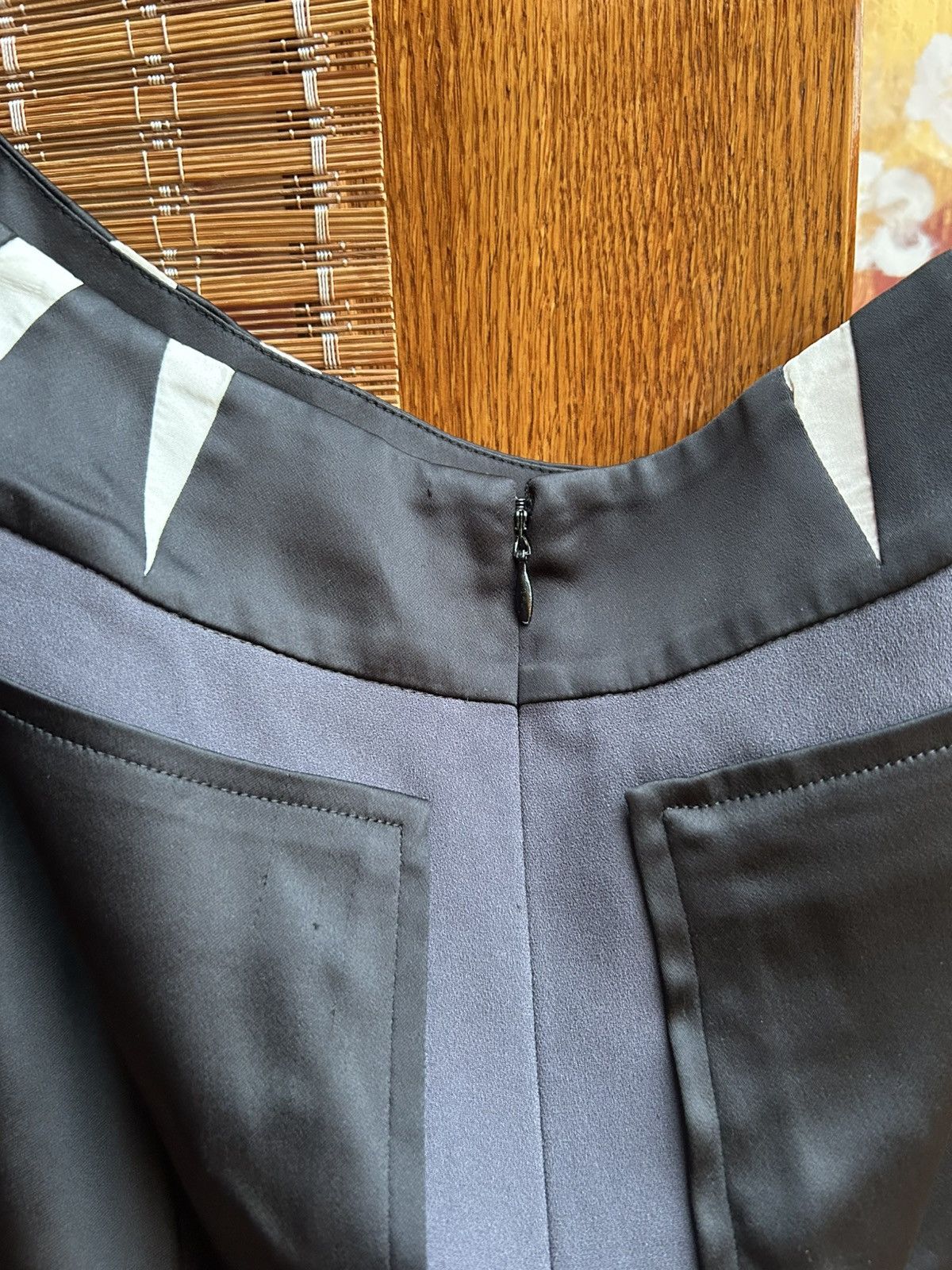 Balenciaga × Vintage Balenciaga Paris F/W 2008 Pencil Satin Skirt Size 42 Size 28" / US 6 / IT 42 - 4 Thumbnail