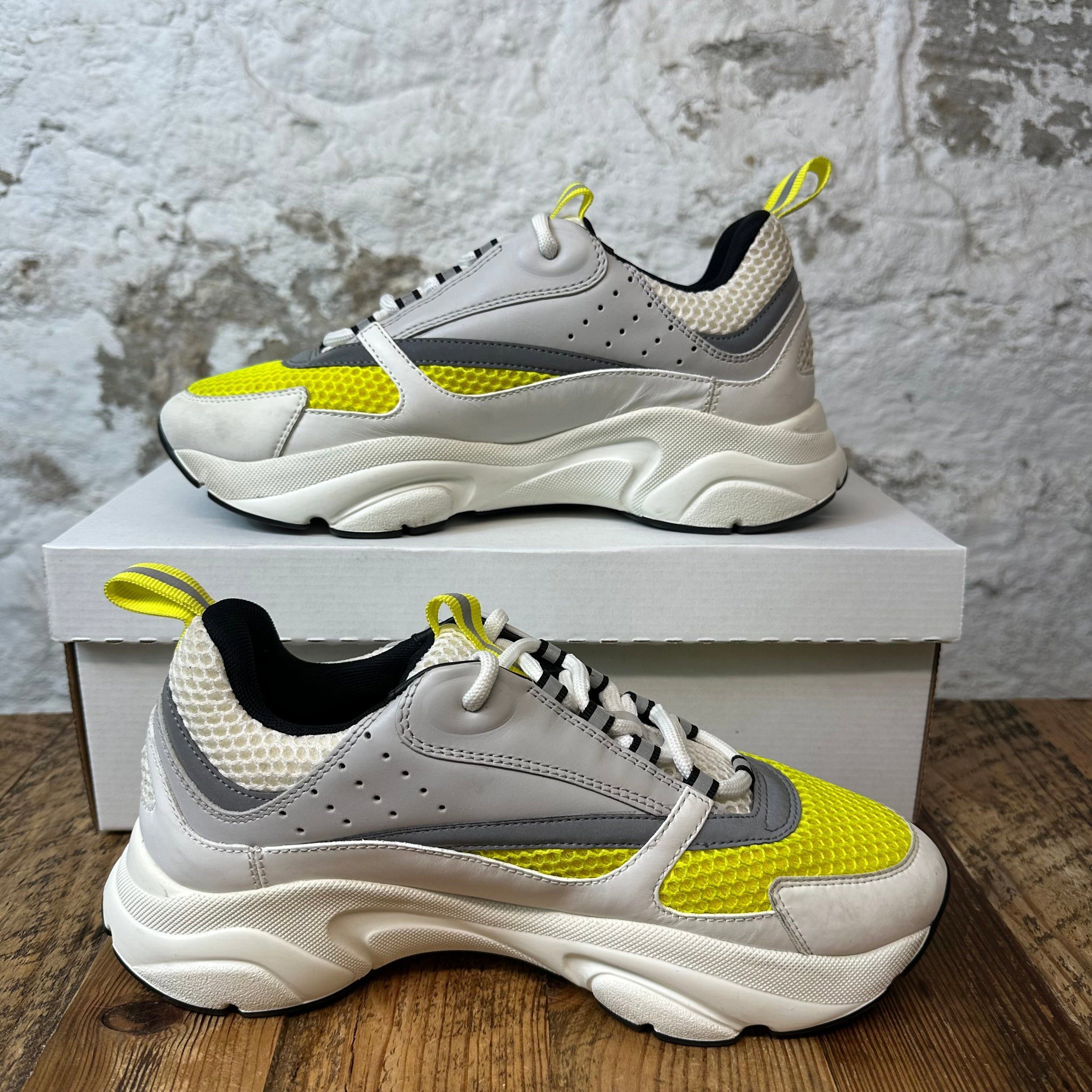 Dior Dior B22 Yellow Gray White Sneaker Sz 7 (40) Size US 7 / EU 40 - 2 Thumbnail