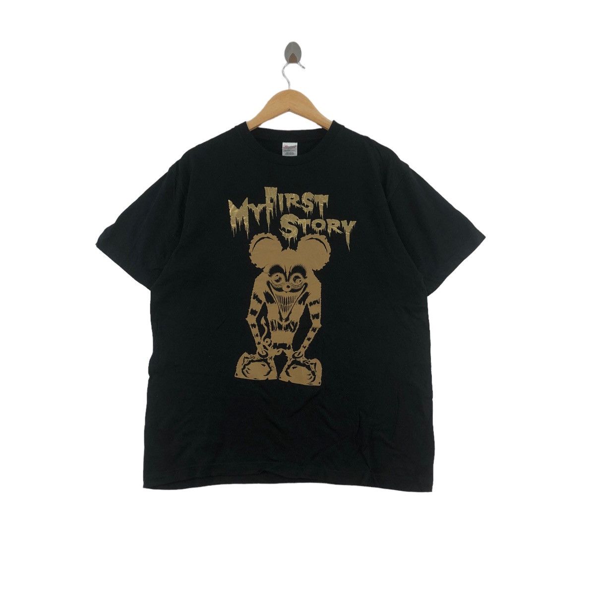 Vintage MY FIRST STORY Japan Band Shibuya Punk Mickey Tee Shirt Art Size US L / EU 52-54 / 3 - 1 Thumbnail
