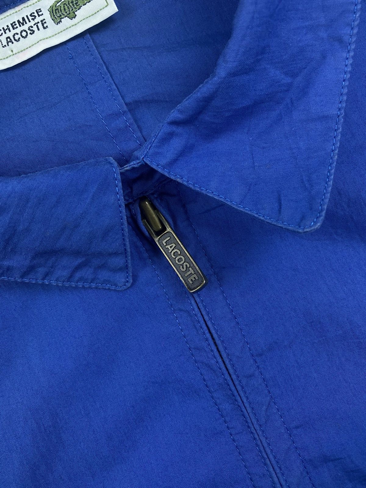 Lacoste Vintage Lacoste Blue Alligator Logo Zipper Jacket Size US L / EU 52-54 / 3 - 9 Thumbnail