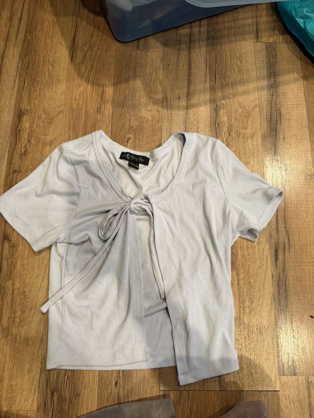 Other Tie Middle Cropped Top Size S / US 4 / IT 40 - 1 Thumbnail