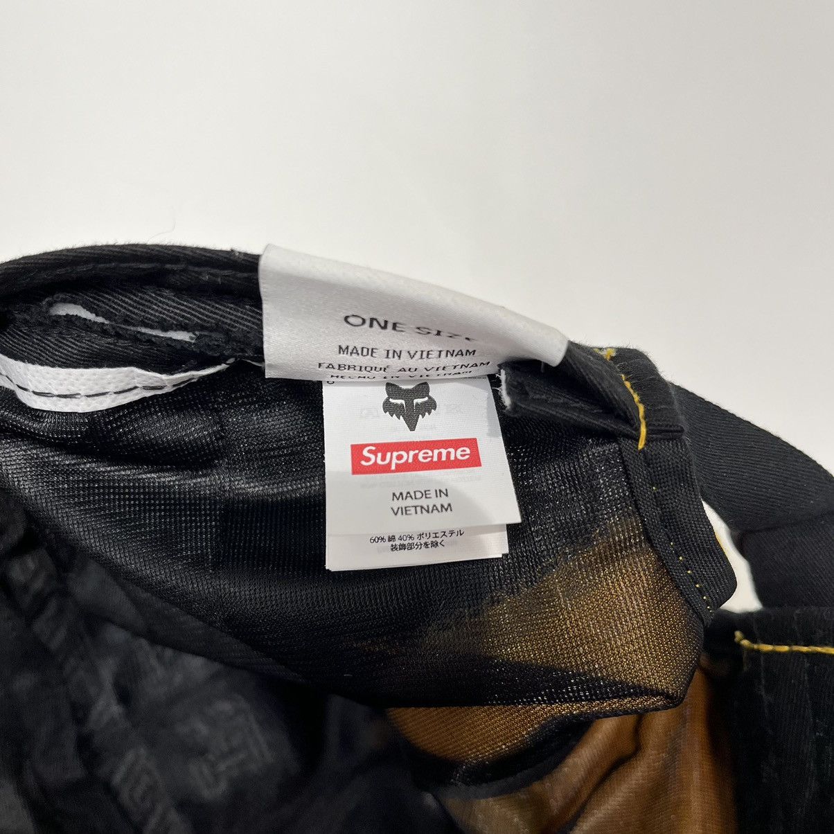 Fox Racing × Supreme Supreme x Fox Racing 6-Panel Cap Yellow Size ONE SIZE - 9 Thumbnail