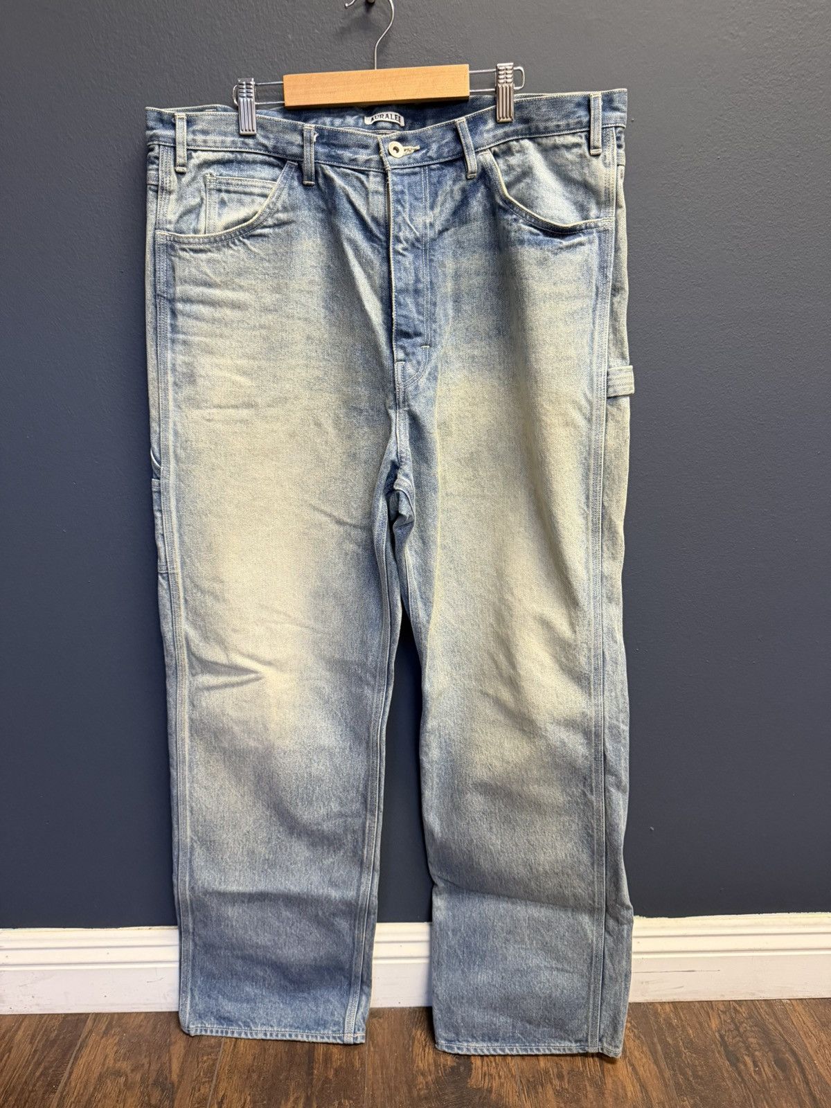 Auralee auralee heavy fade painter denim sz 6 Size US 36 / EU 52 - 1 Thumbnail