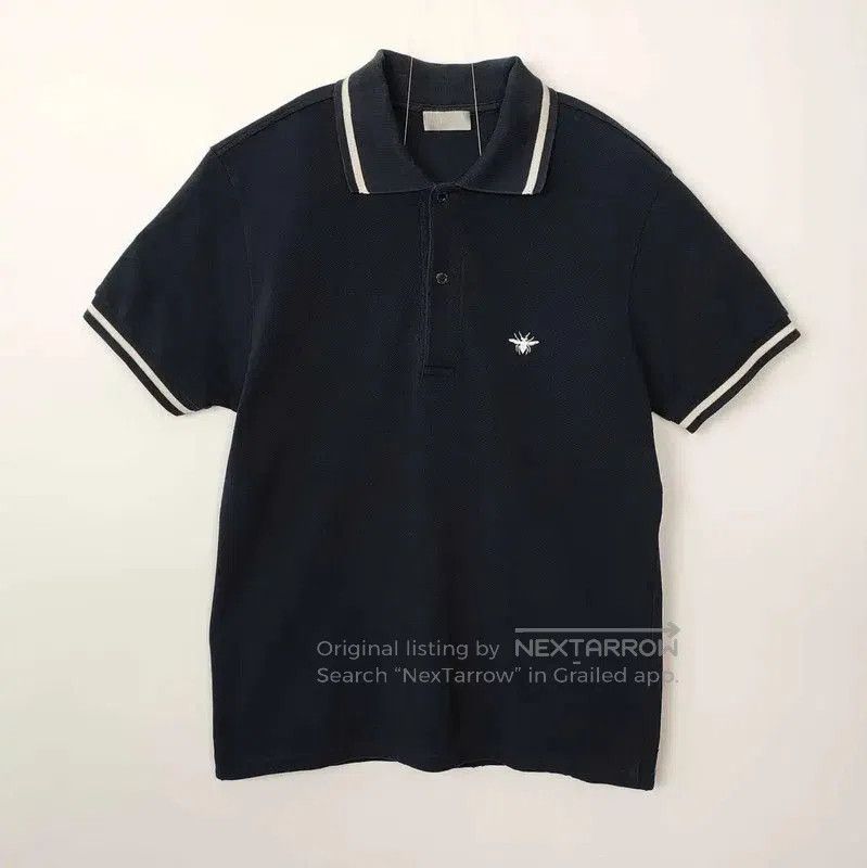 Dior Dior Black Cotton Men's Polo Shirt . Size US M / EU 48-50 / 2 - 1 Thumbnail