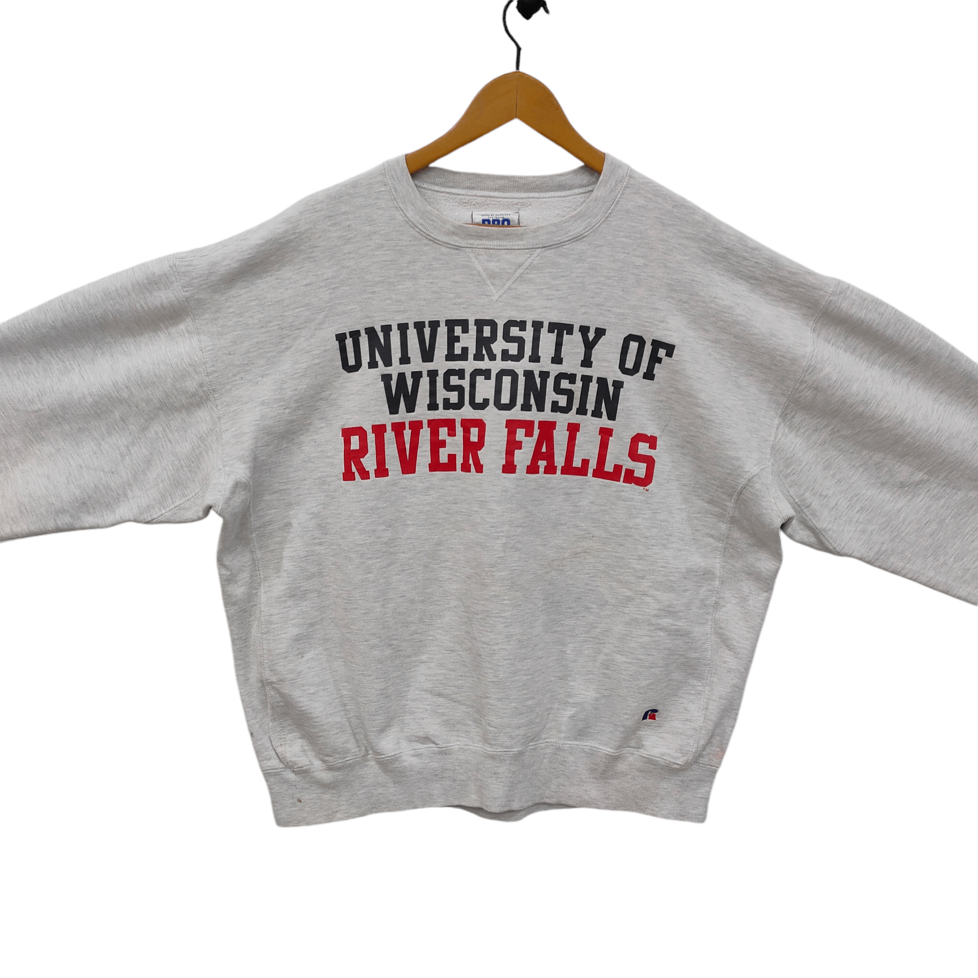 Russell Athletic × Vintage 90s Wisconsin Badgers , University of Wisconsin River Falls Size US XL / EU 56 / 4 - 2 Thumbnail