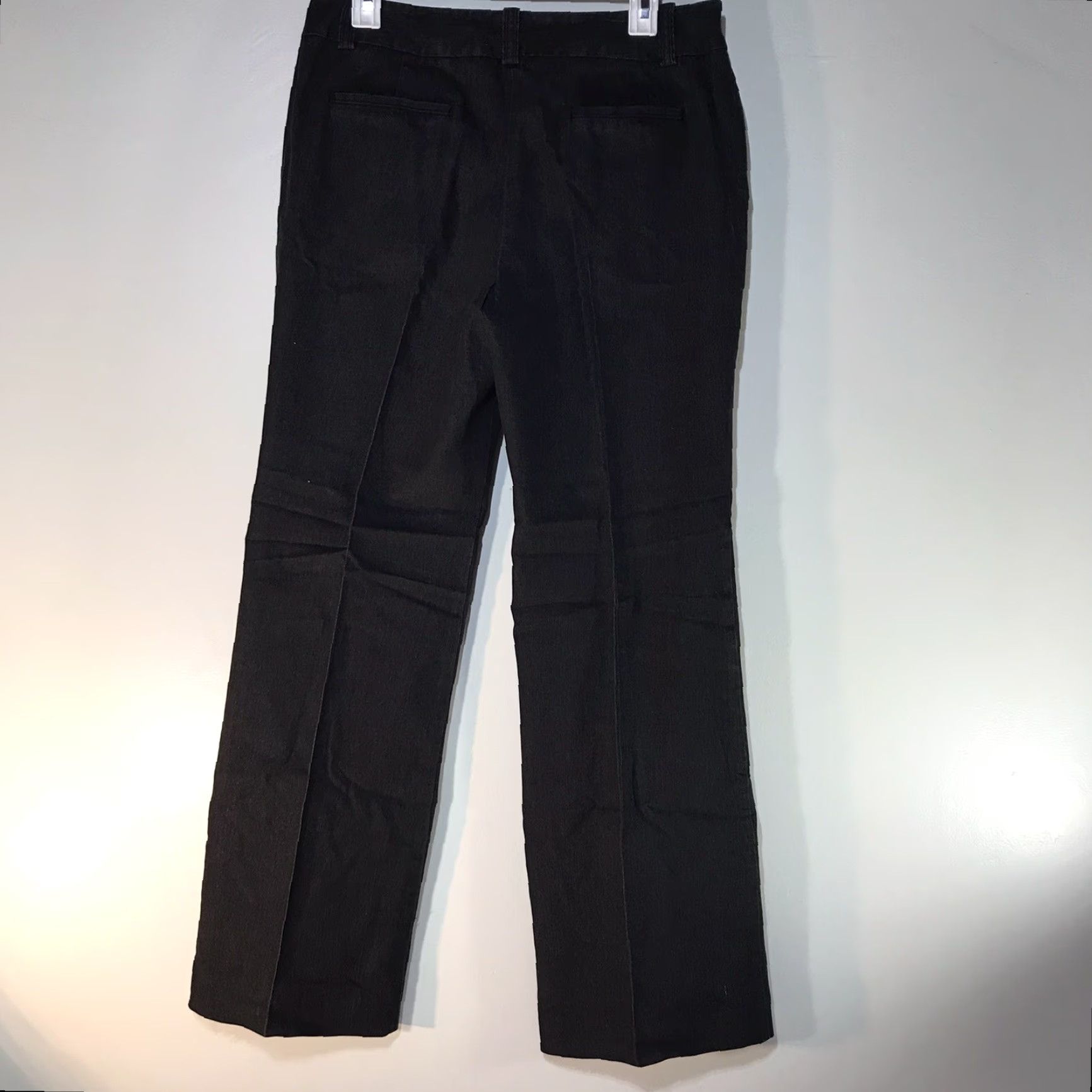 Vintage New Directions Black Wide Leg Dress Pants Womens Size 10 Size 32" / US 10 / IT 46 - 4 Thumbnail