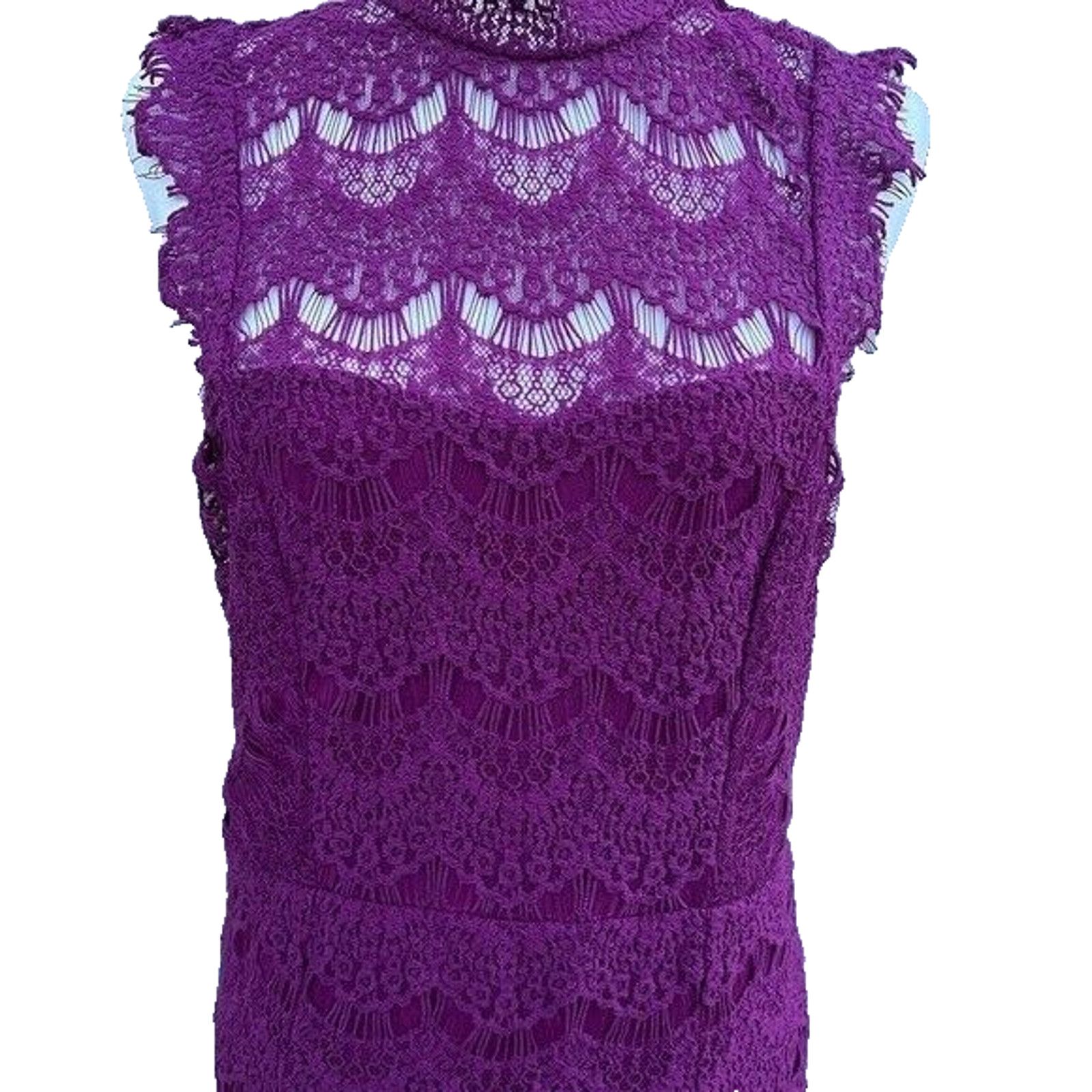 Free People Free people women dress size Large purple color A000274 Size L / US 10 / IT 46 - 12 Thumbnail