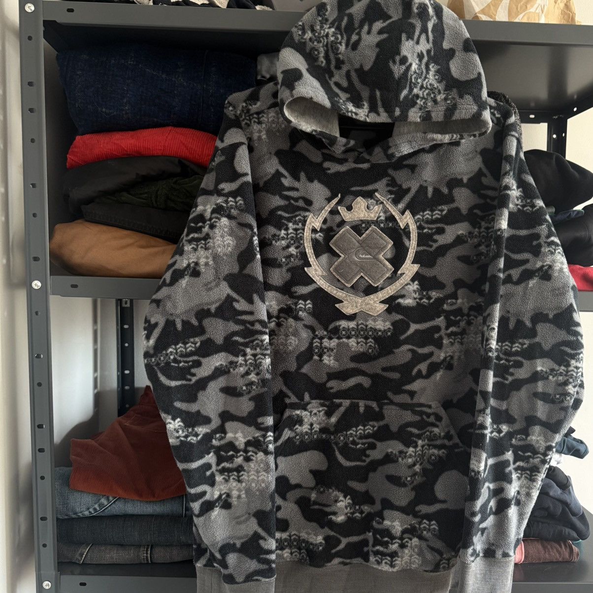 Quiksilver Vintage Quicksilver Fleece Avant Garde Y2K Size US S / EU 44-46 / 1 - 2 Thumbnail