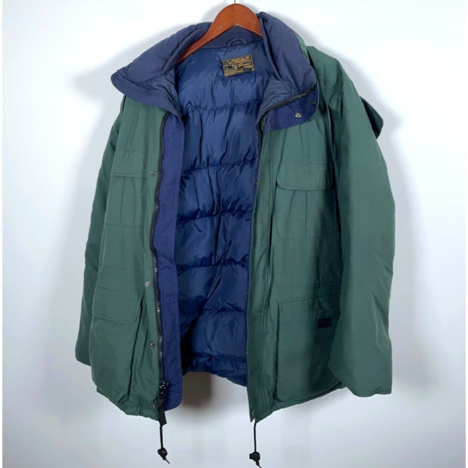 Eddie Bauer Eddie Bauer Goose Down Parka Jacket Men's Large Green Insulated Outdoor Hooded Gore-Tex Size US L / EU 52-54 / 3 - 4 Thumbnail