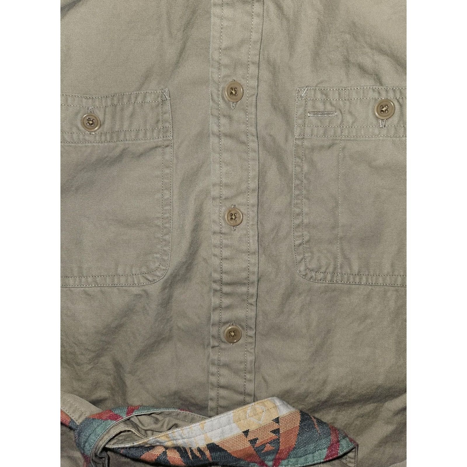 Polo Ralph Lauren Polo Ralph Lauren Shirt Dress Womens 4 Beige Short Sleeve Belted Cotton Twill Size S / US 4 / IT 40 - 6 Thumbnail