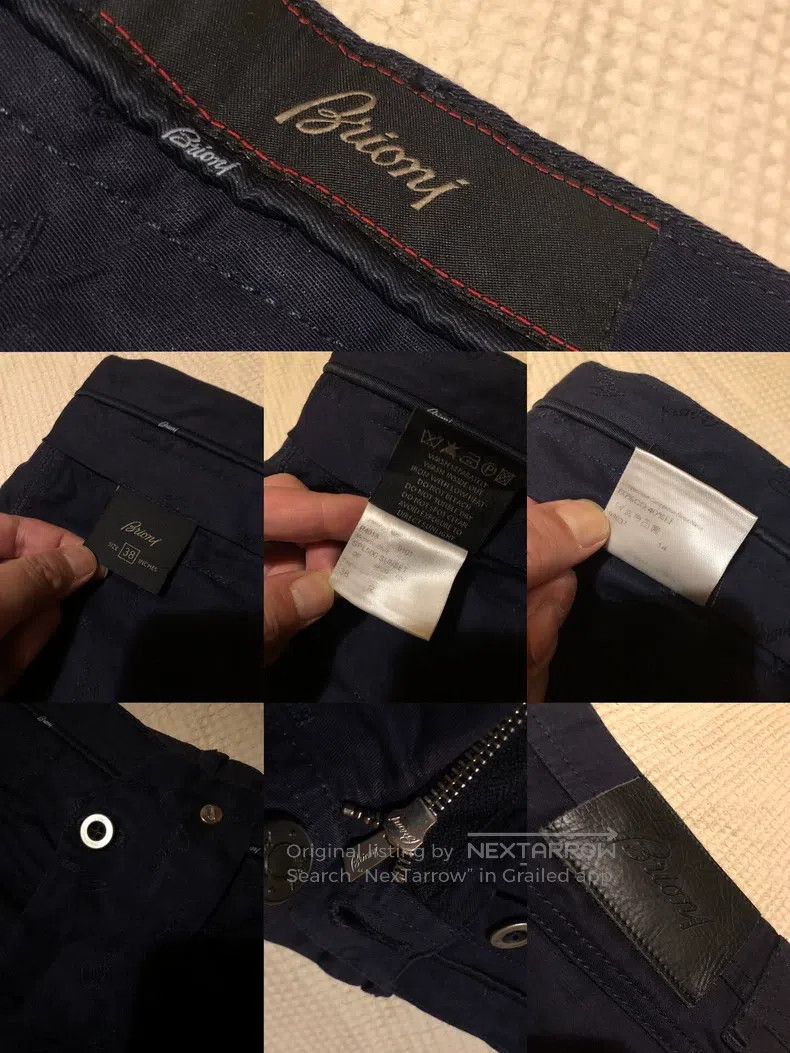 Brioni Brioni Cotton Linen Long Trousers Size US 38 / EU 54 - 5 Thumbnail