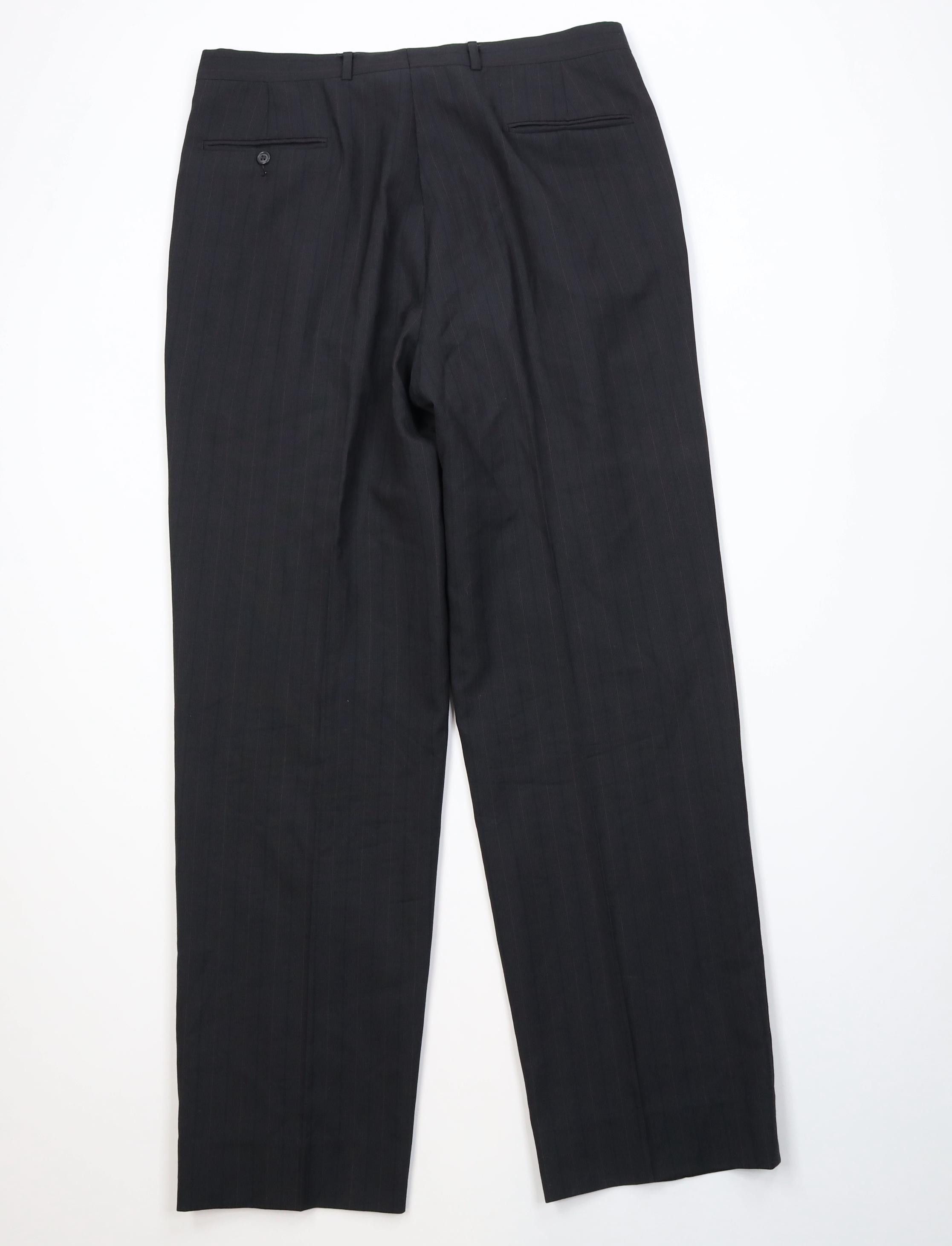 Vintage Vintage 90s Streetwear Knit Striped Wide Leg Chino Pants Size US 34 / EU 50 - 8 Thumbnail