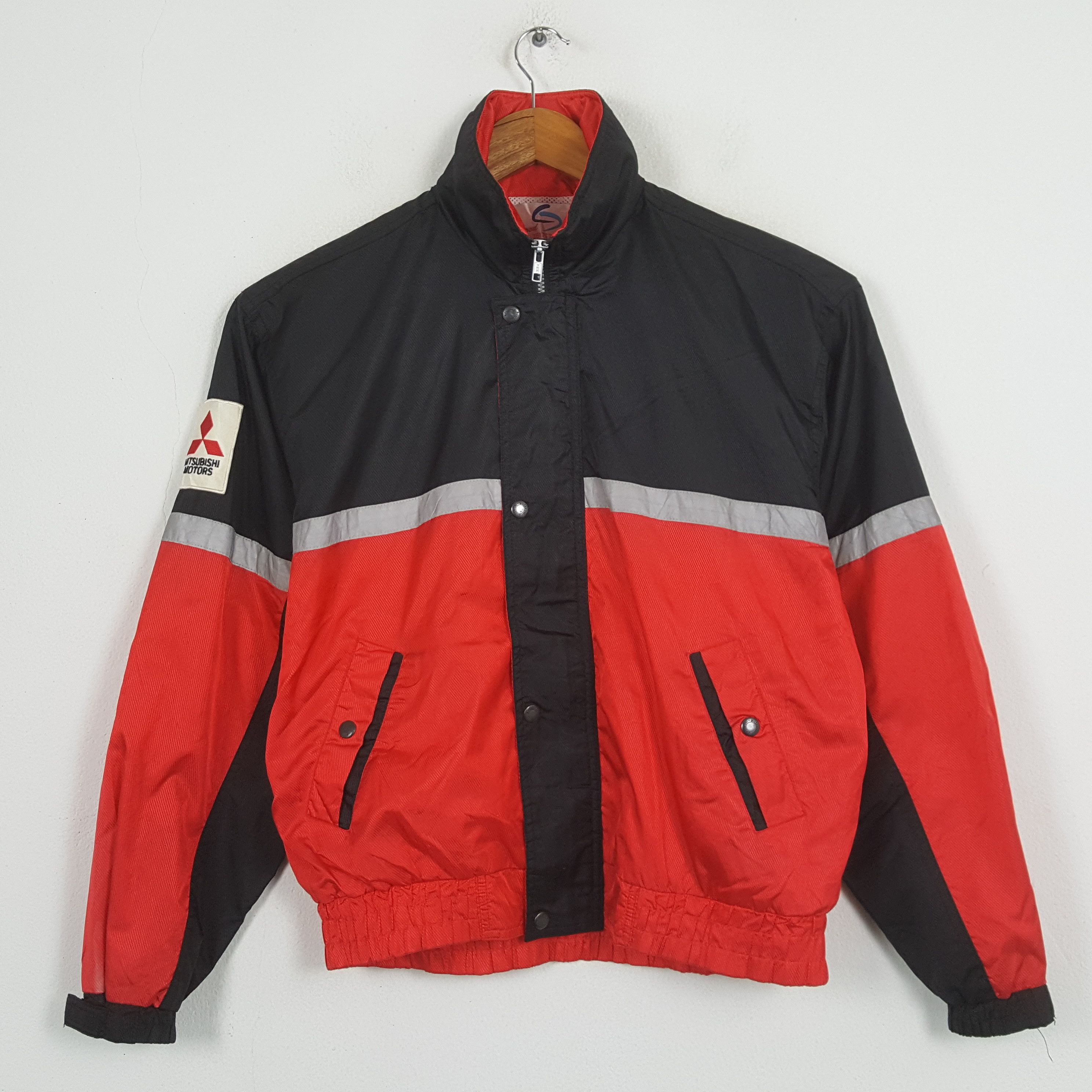 Japanese Brand × Vintage Vintage MITSUBISHI MOTORS Japan Racing Jacket C292N10 Size US L / EU 52-54 / 3 - 3 Thumbnail