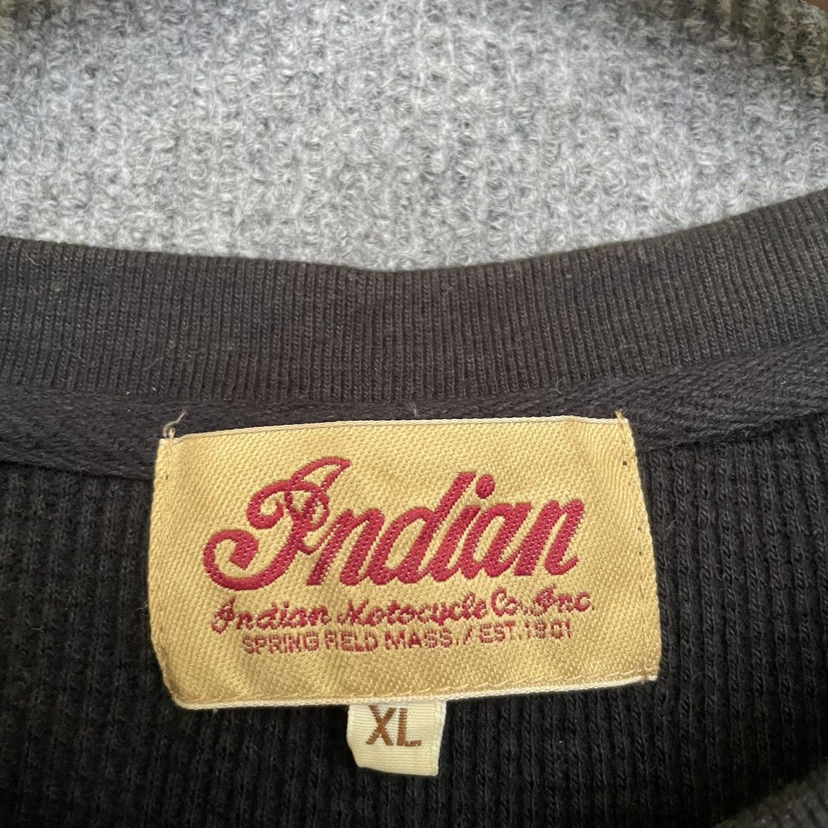 Indian Motorcycle × West Coast Choppers Y2K Indian Motorcycle Black Waffle T Shirt Size US L / EU 52-54 / 3 - 3 Thumbnail