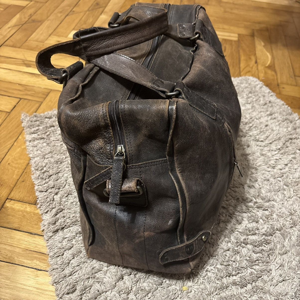 Vintage Vintage Avant-Garde Leather Travel Luggage Bag Grunge ERD Size ONE SIZE - 8 Thumbnail