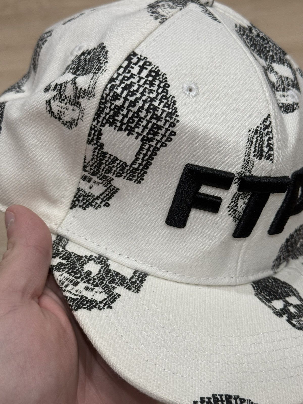 Fuck The Population FTP Skull Fitted Hat Size 7 7/8 Size ONE SIZE - 4 Thumbnail