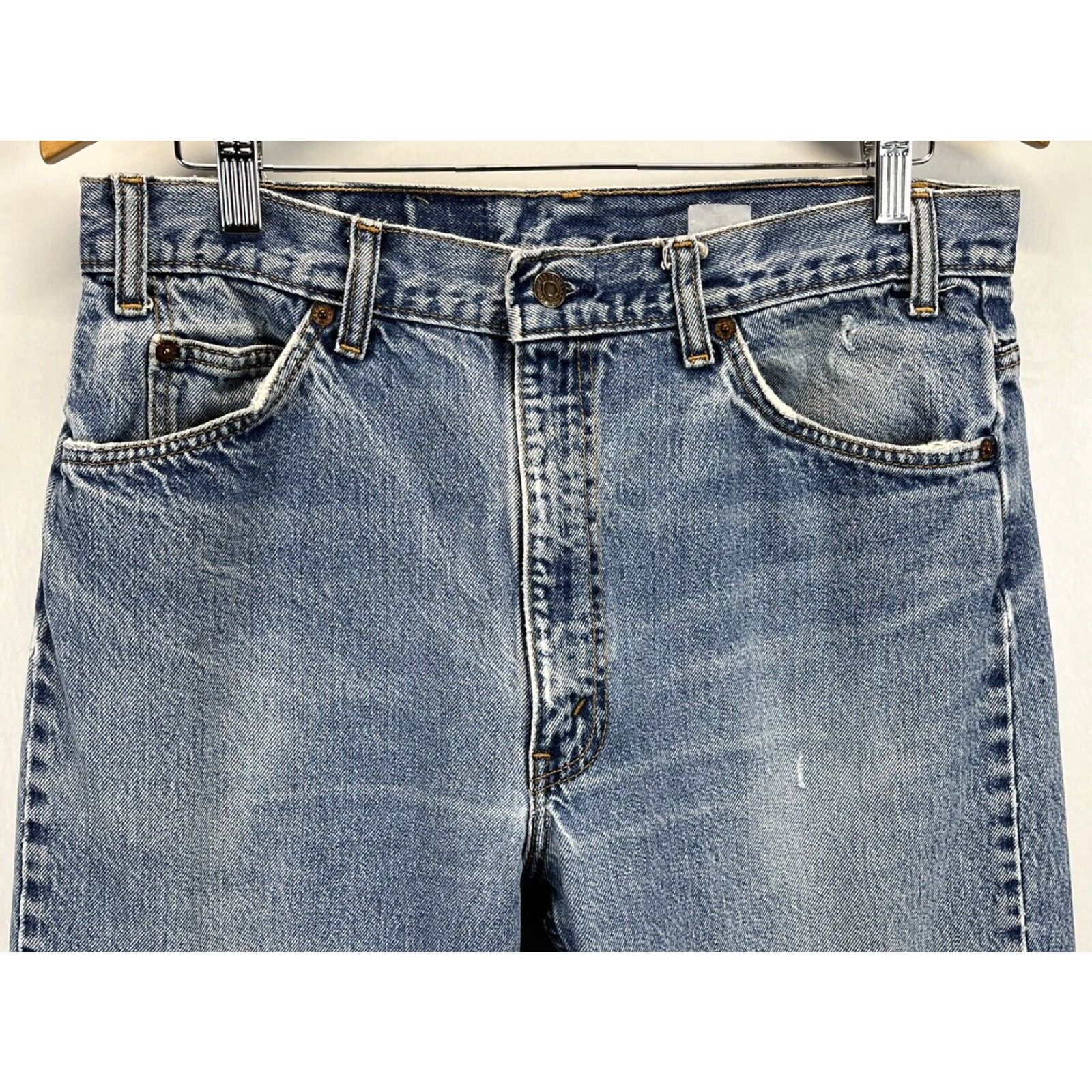 Levi's VINTAGE Levi's 505 Straight Jeans Blue Cotton Men's 36x30 Size US 36 / EU 52 - 3 Thumbnail