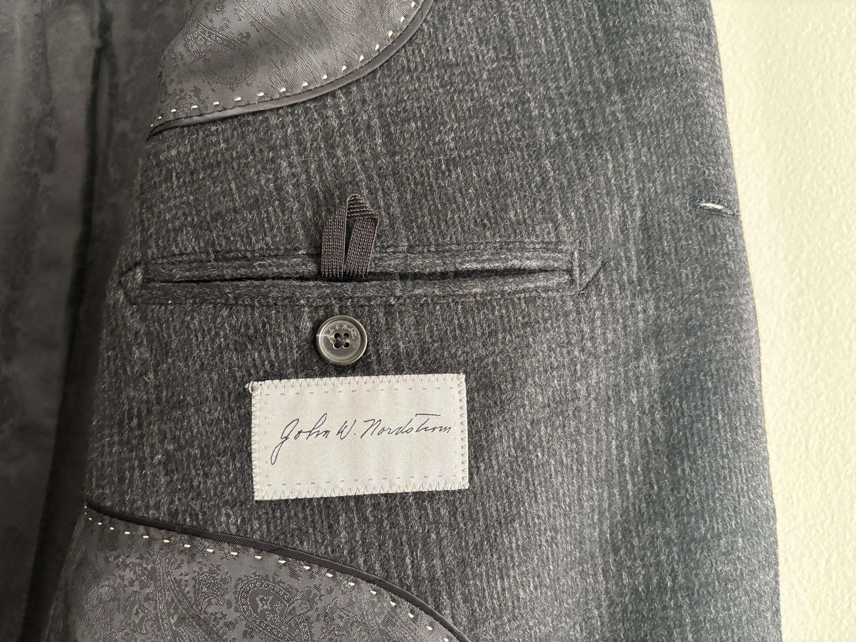 Colombo John W. Nordstrom Grey Check Colombo Cashmere Overcoat - 44 Size US L / EU 52-54 / 3 - 8 Thumbnail