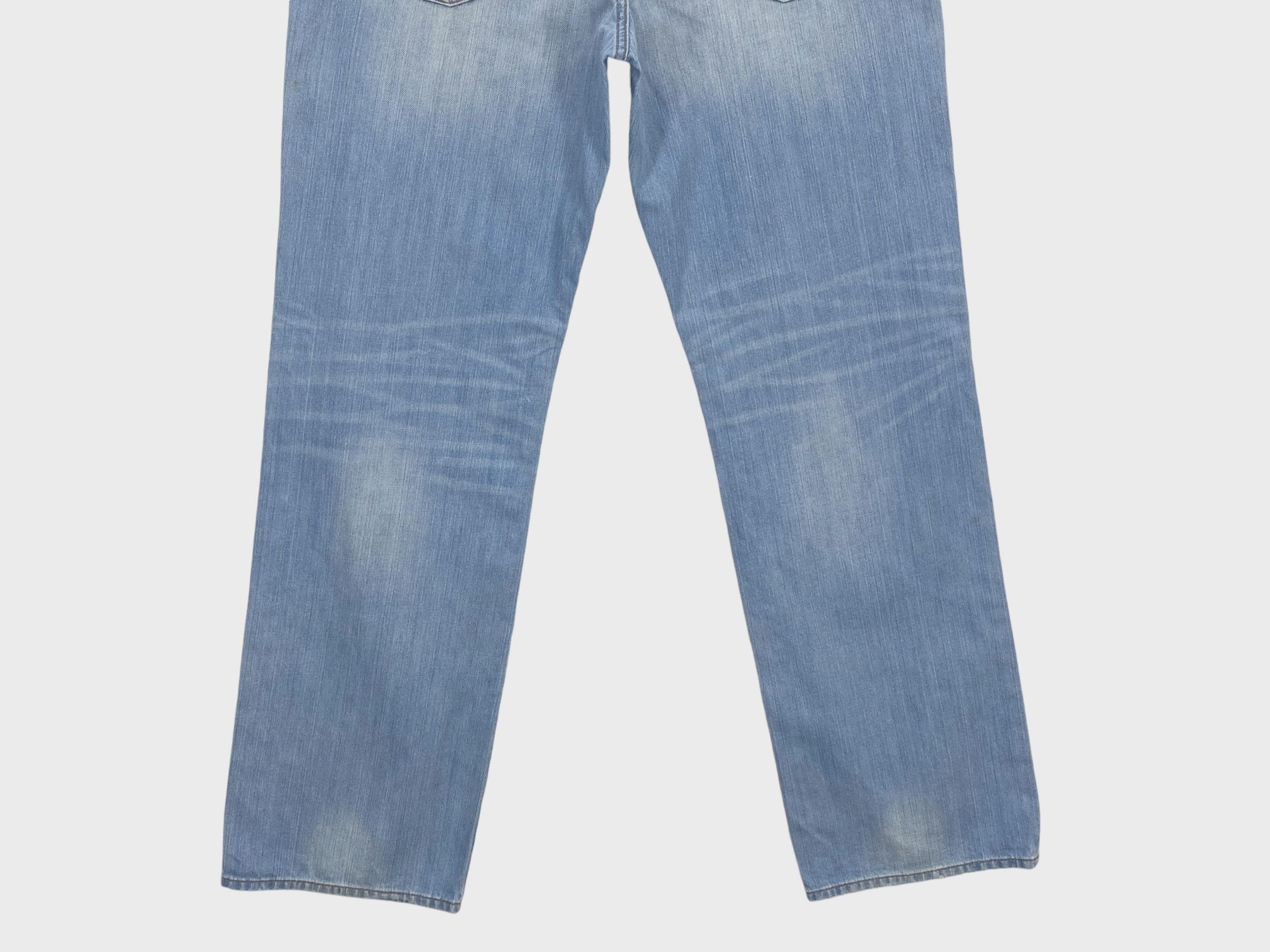 Lucky Brand × Vintage Lucky Brand Dungarees High Waisted Loose Jeans Size US 34 / EU 50 - 6 Thumbnail
