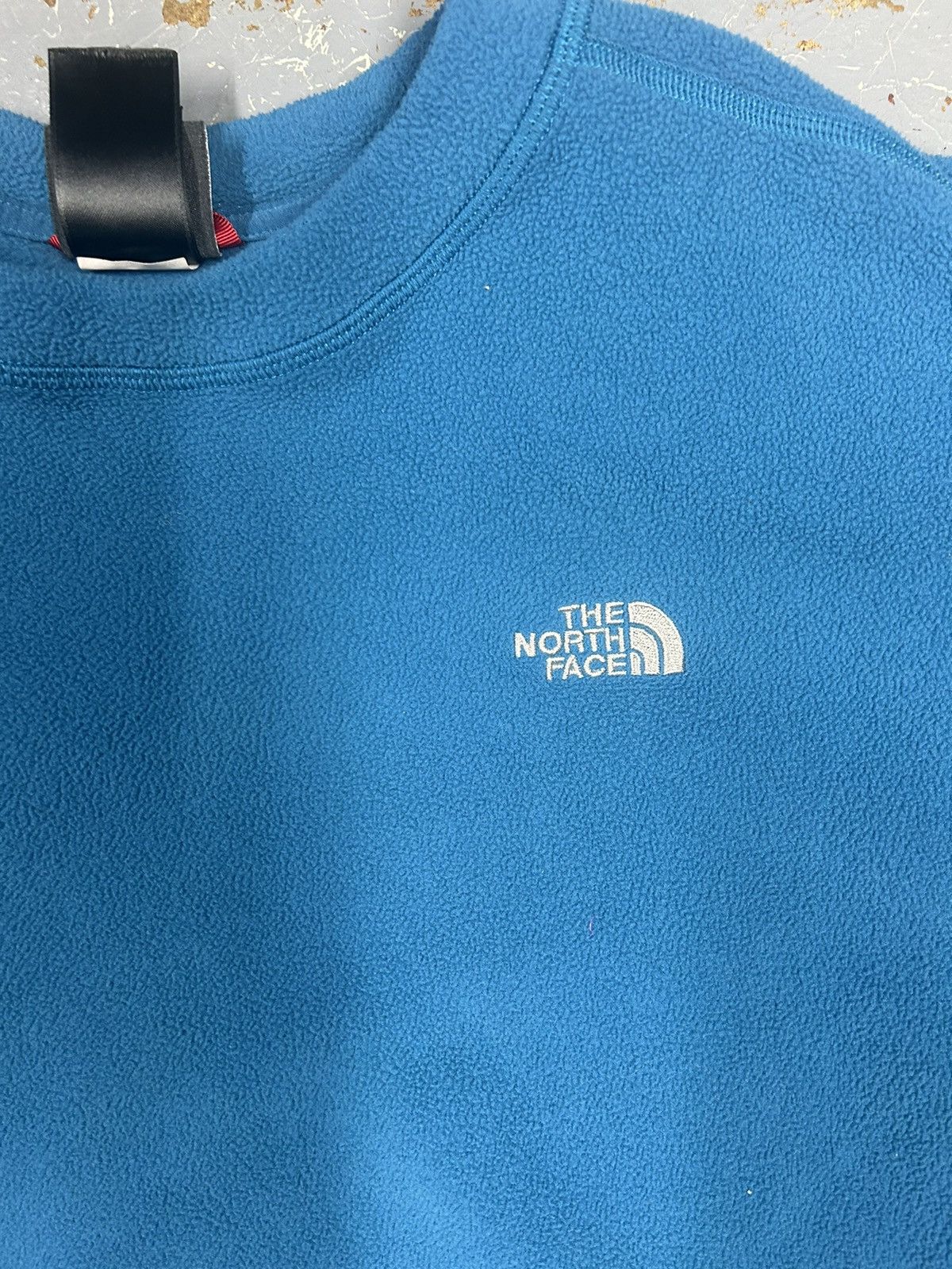 The North Face × Vintage Crazy Vintage Y2K Essential Blue North Face Pullover Fleece Size US L / EU 52-54 / 3 - 3 Thumbnail