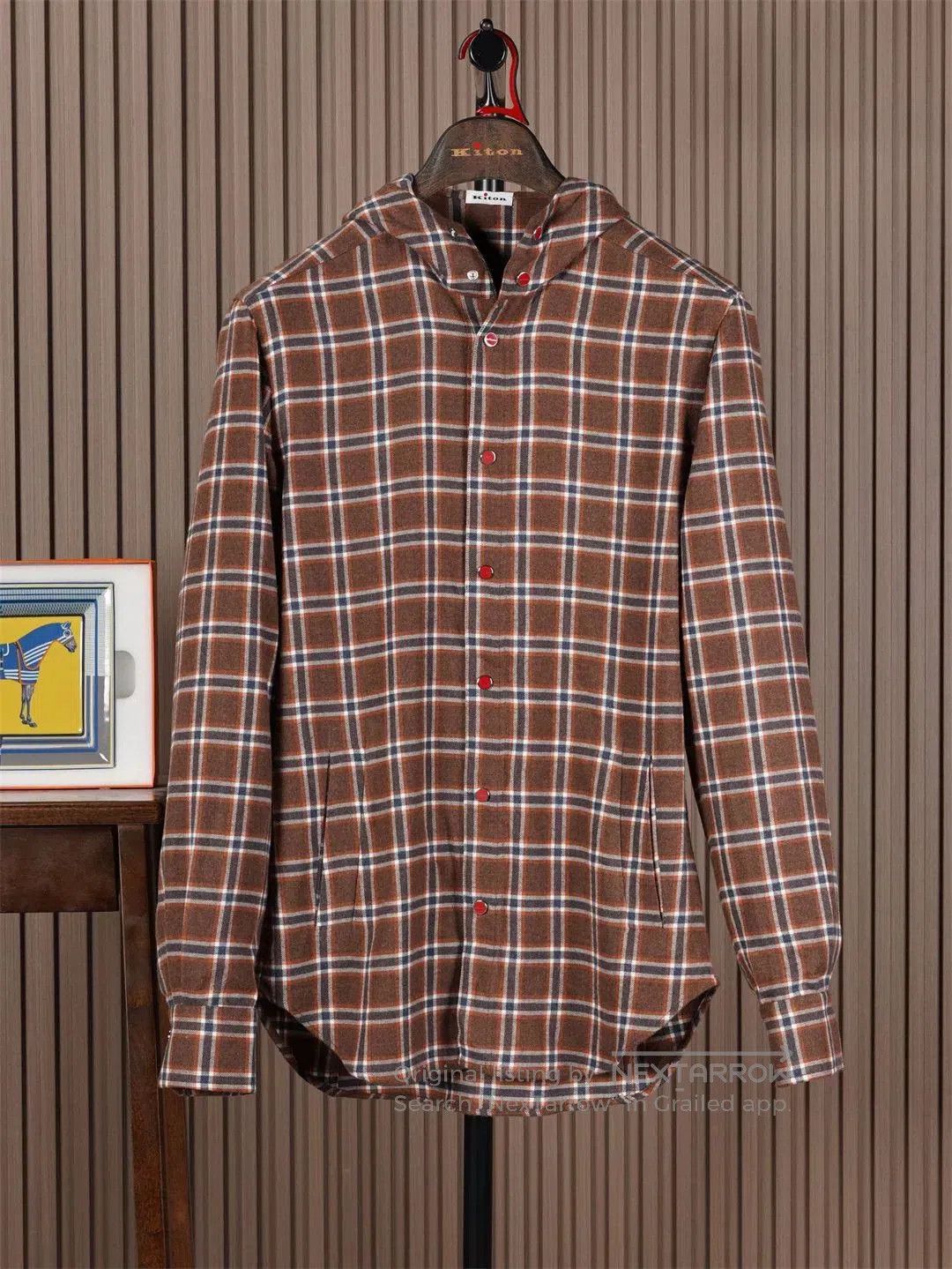 Kiton Kiton Hooded Flannel Jacket Sale. Size US M / EU 48-50 / 2 - 1 Thumbnail